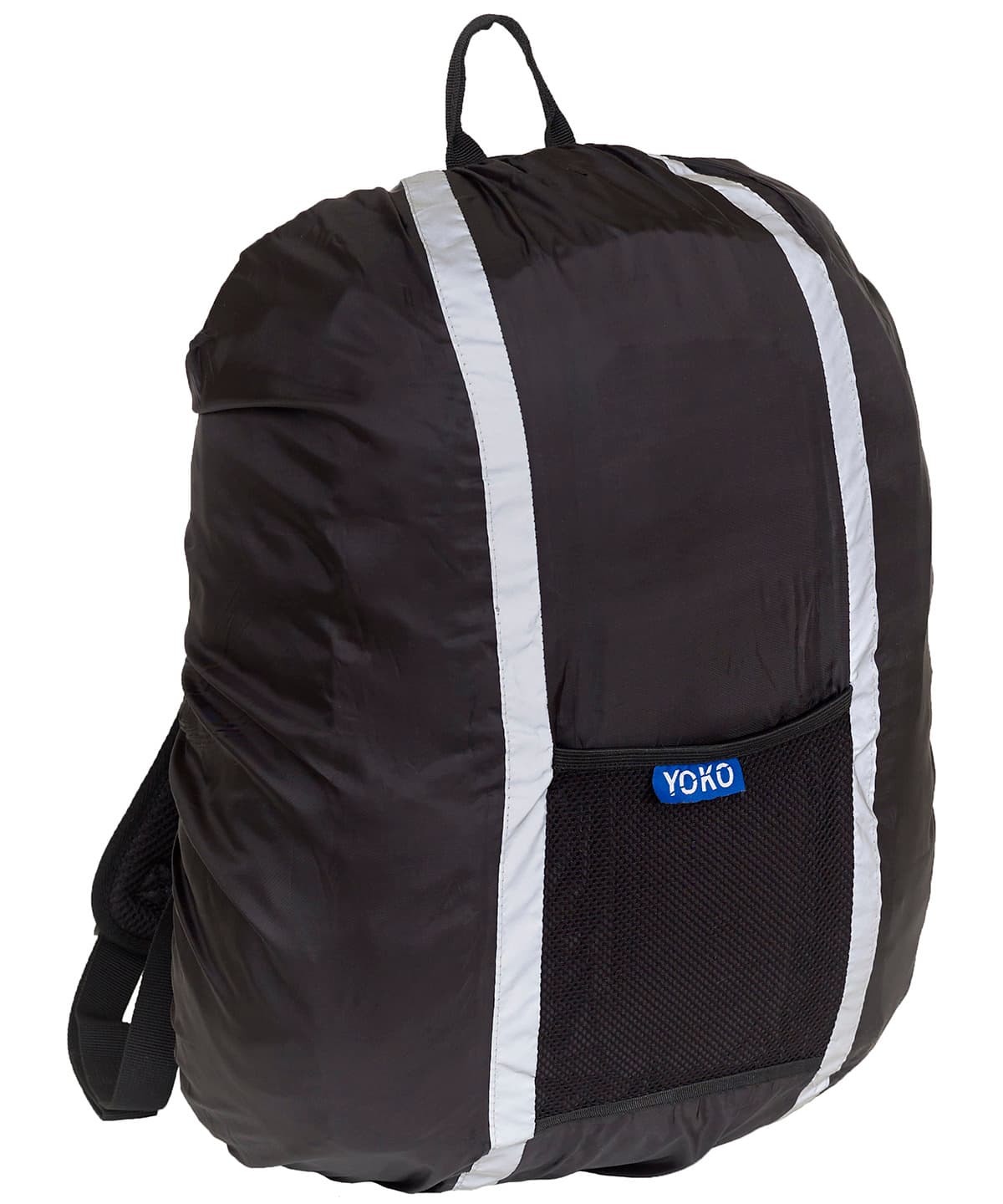 Hi-vis rucksack cover (HVW068) — Size One Size, Colour Black