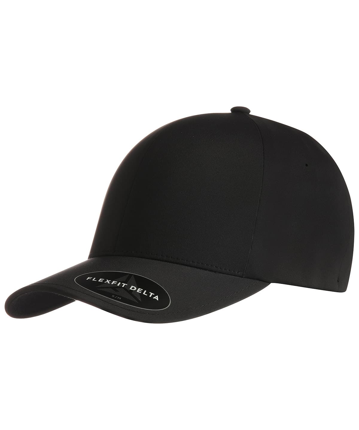 Flexfit Delta cap (180) — Size SM, Colour Black