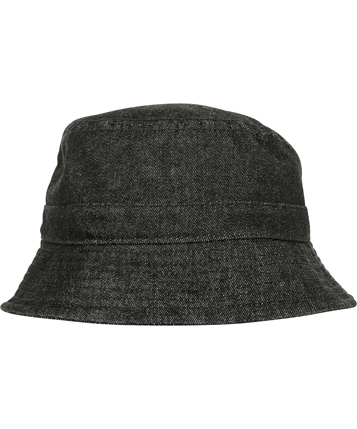 Denim bucket hat (5003DB) — Size One Size, Colour Black/Grey