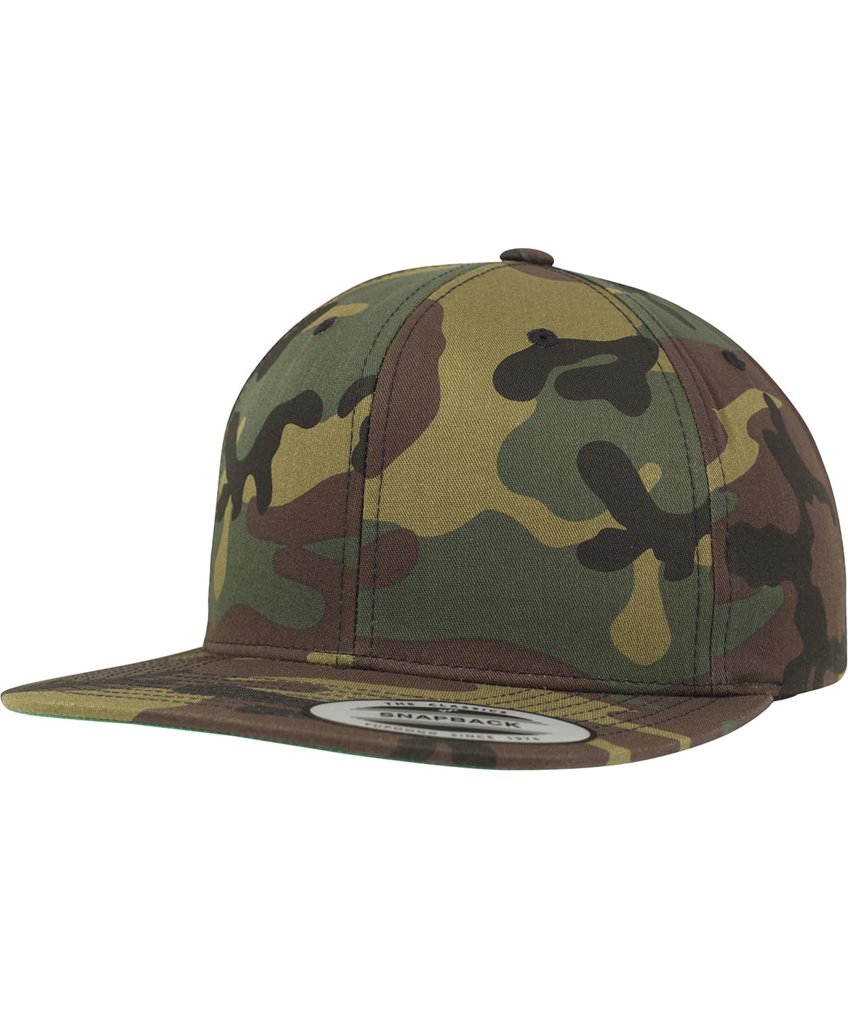 Camo classic snapback (6089CF) — Size One Size, Colour Camo
