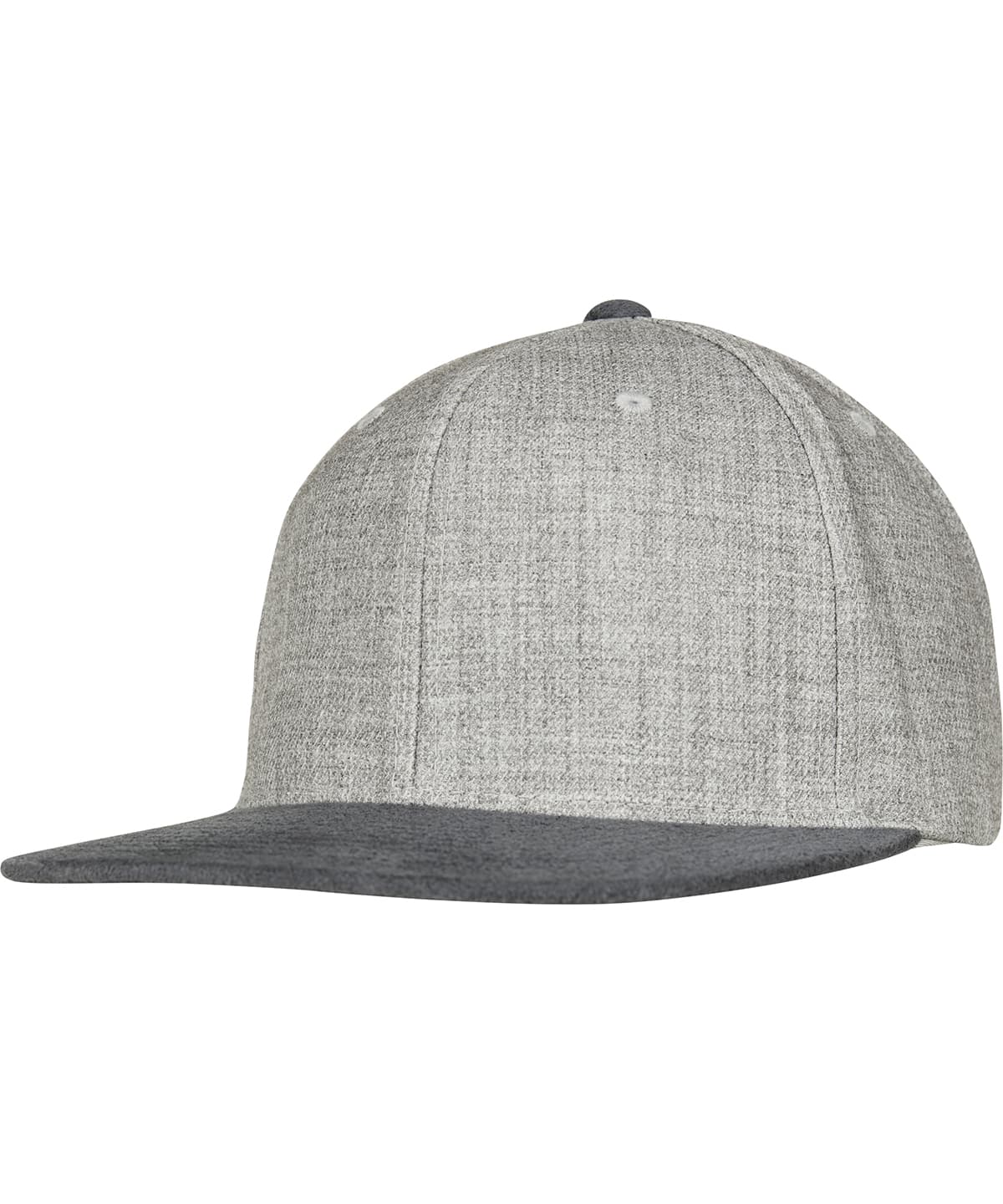 Melange velour snapback (6089VM) — Size One Size, Colour Grey/Grey