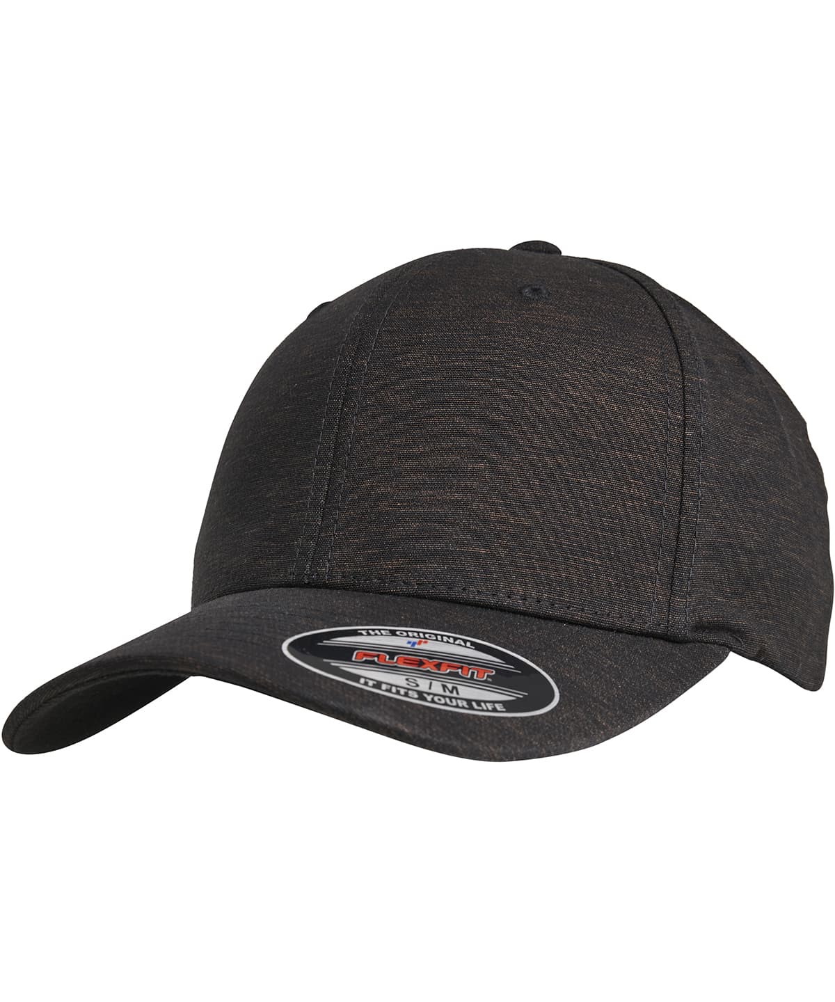 Flexfit natural melange (6277M) — Size LXL, Colour Black
