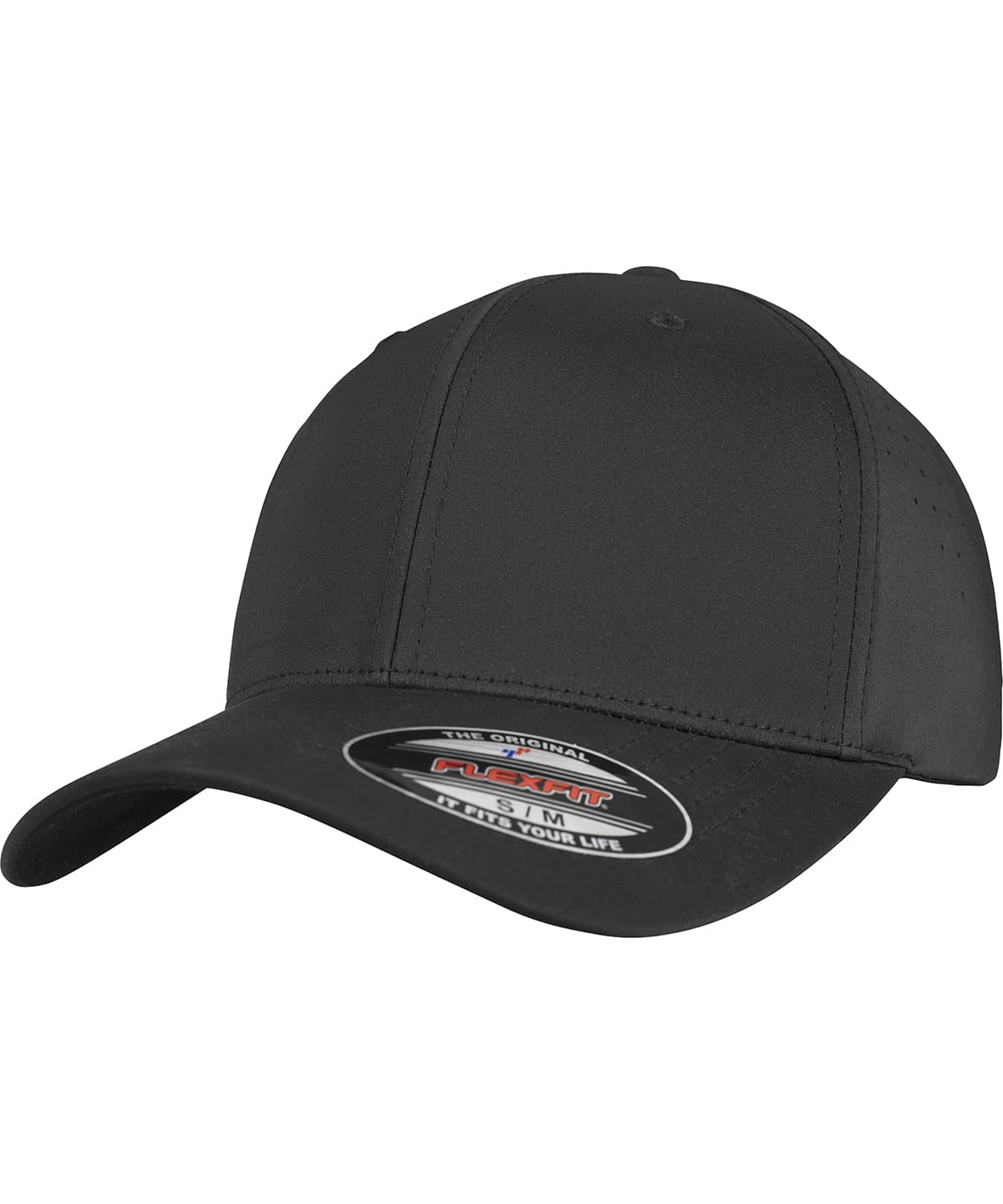 Flexfit perforated cap (6277P) — Size LXL, Colour Black