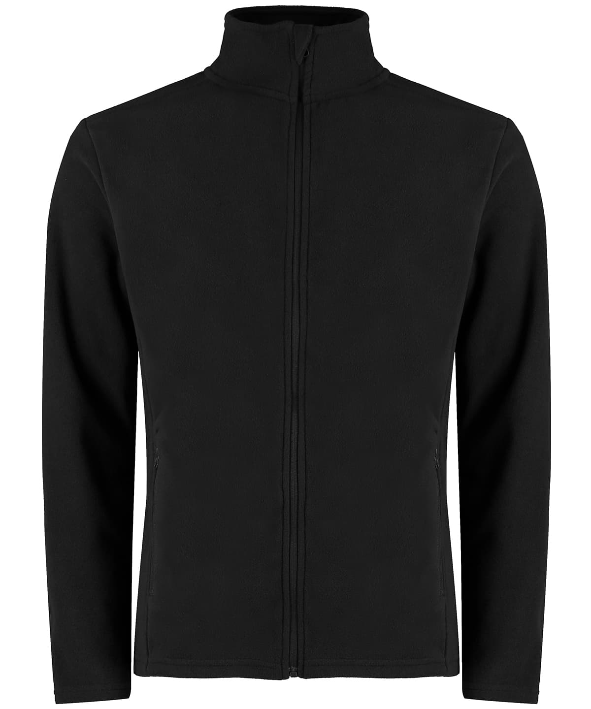 Regular fit corporate microfleece — Size 2XL, Colour Black