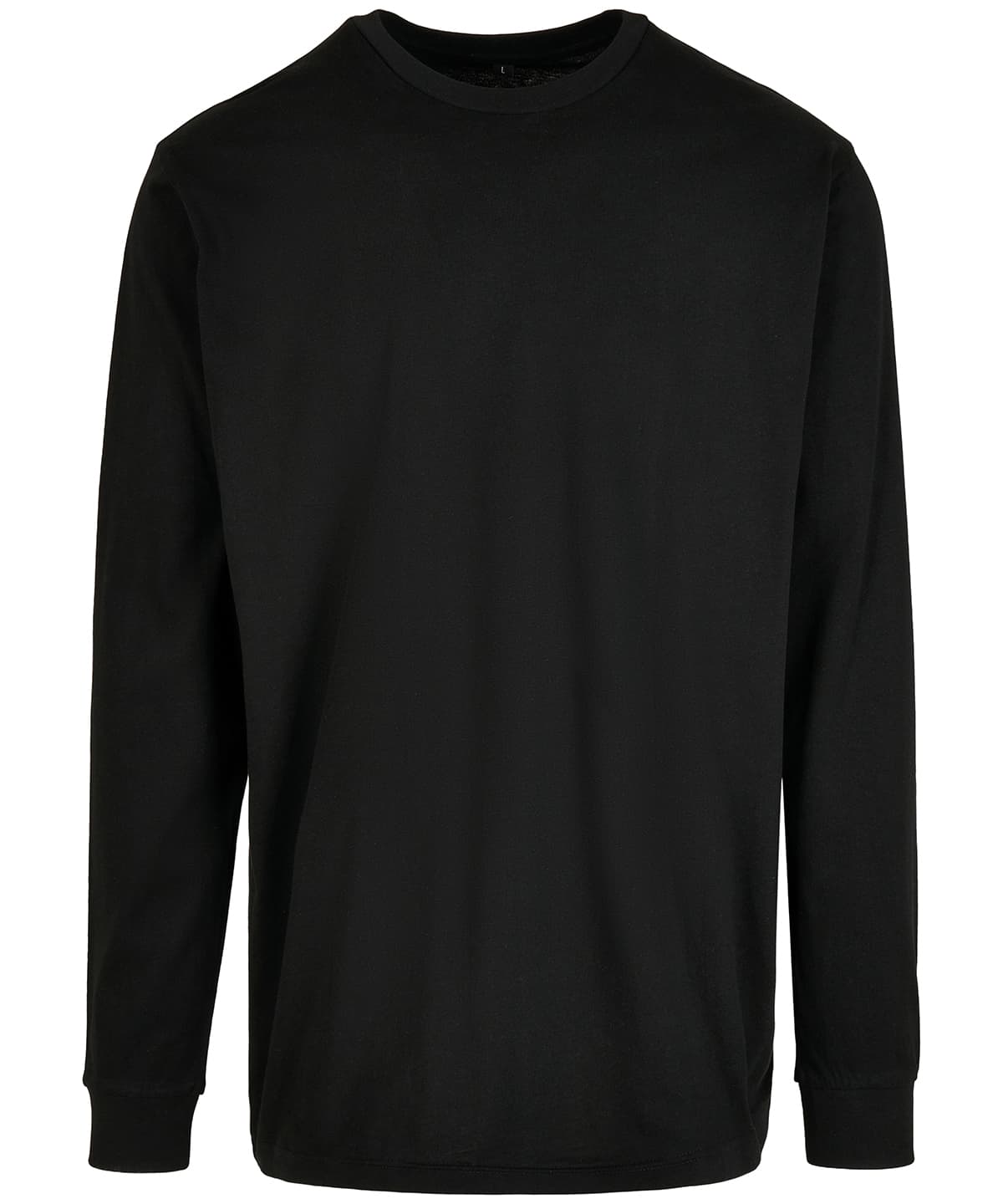 Organic long sleeve with cuff rib — Size 2XL, Colour Black