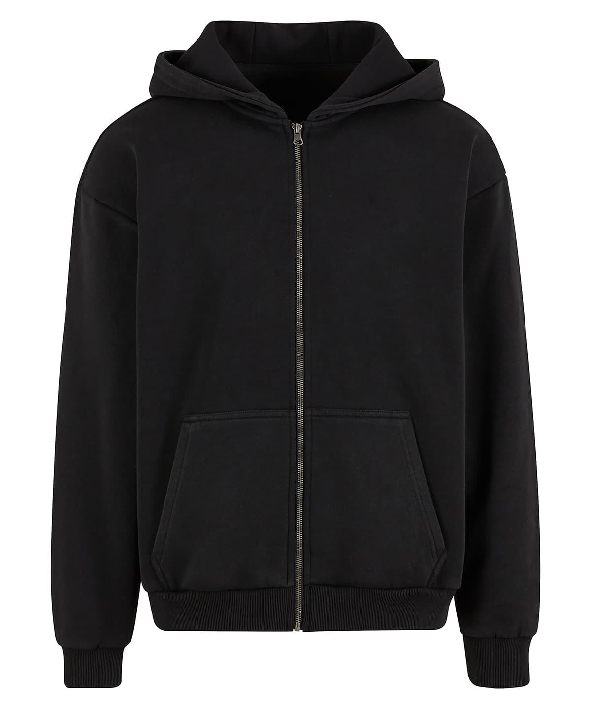 Vintage heavy zip hoodie — Size 3XL, Colour Black