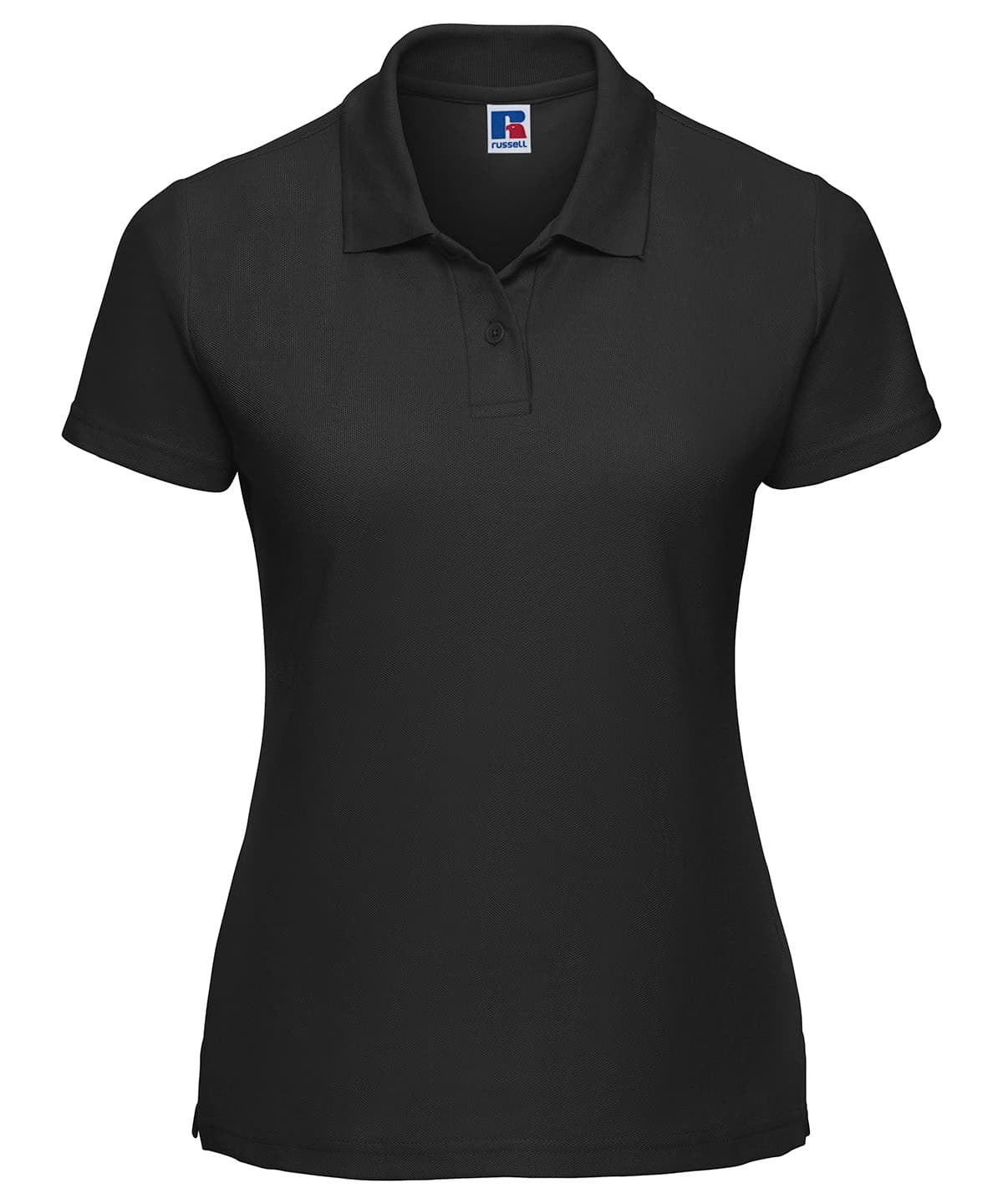 Women's classic polycotton polo — Size 2XL, Colour Black