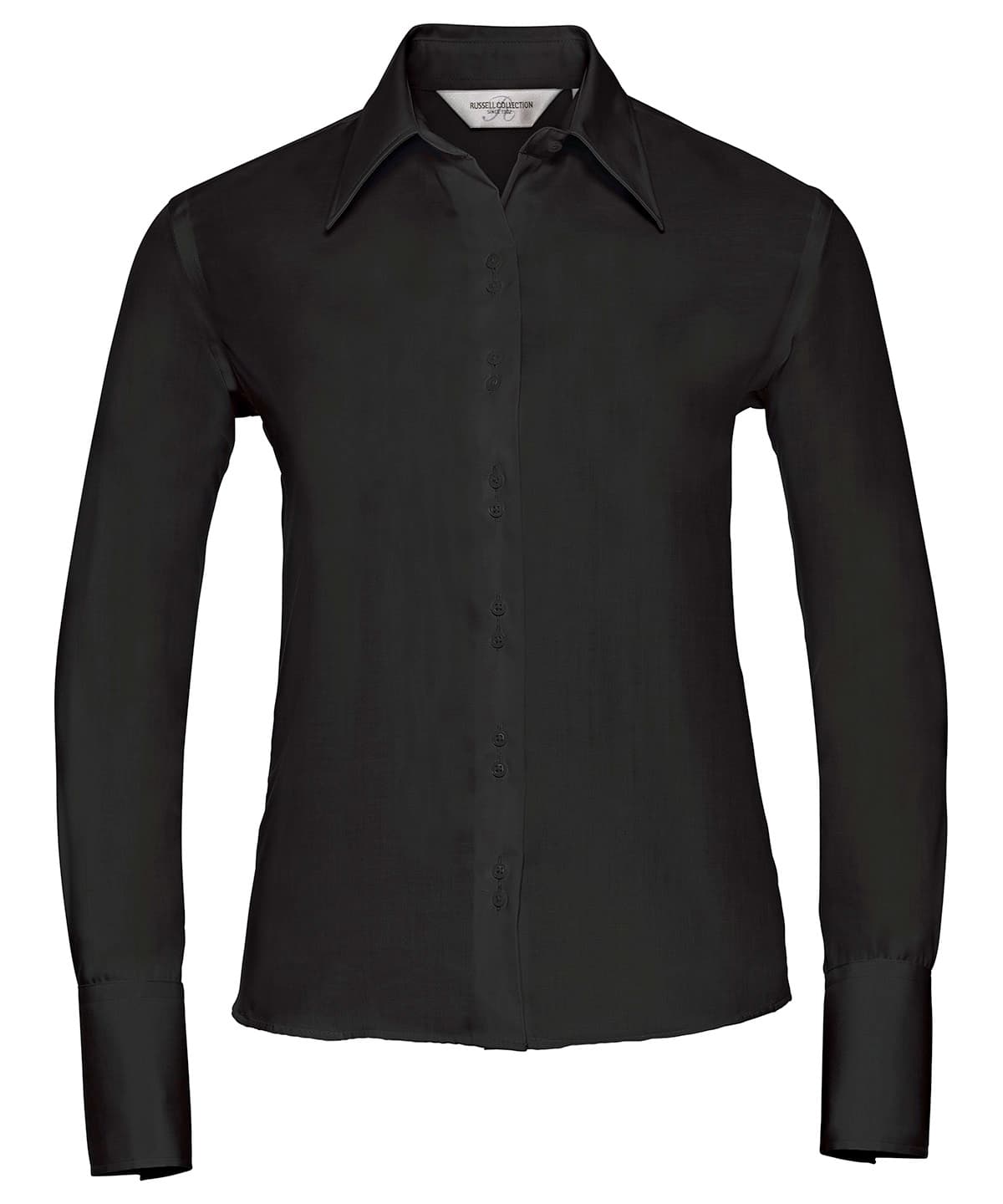 Women's long sleeve ultimate non-iron shirt — Size 2XL, Colour Black