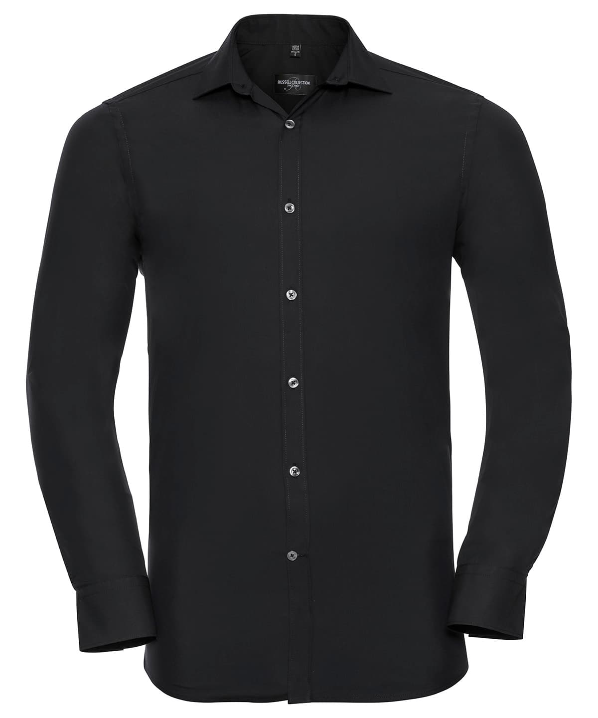 Long sleeve ultimate stretch shirt — Size 2XL, Colour Black