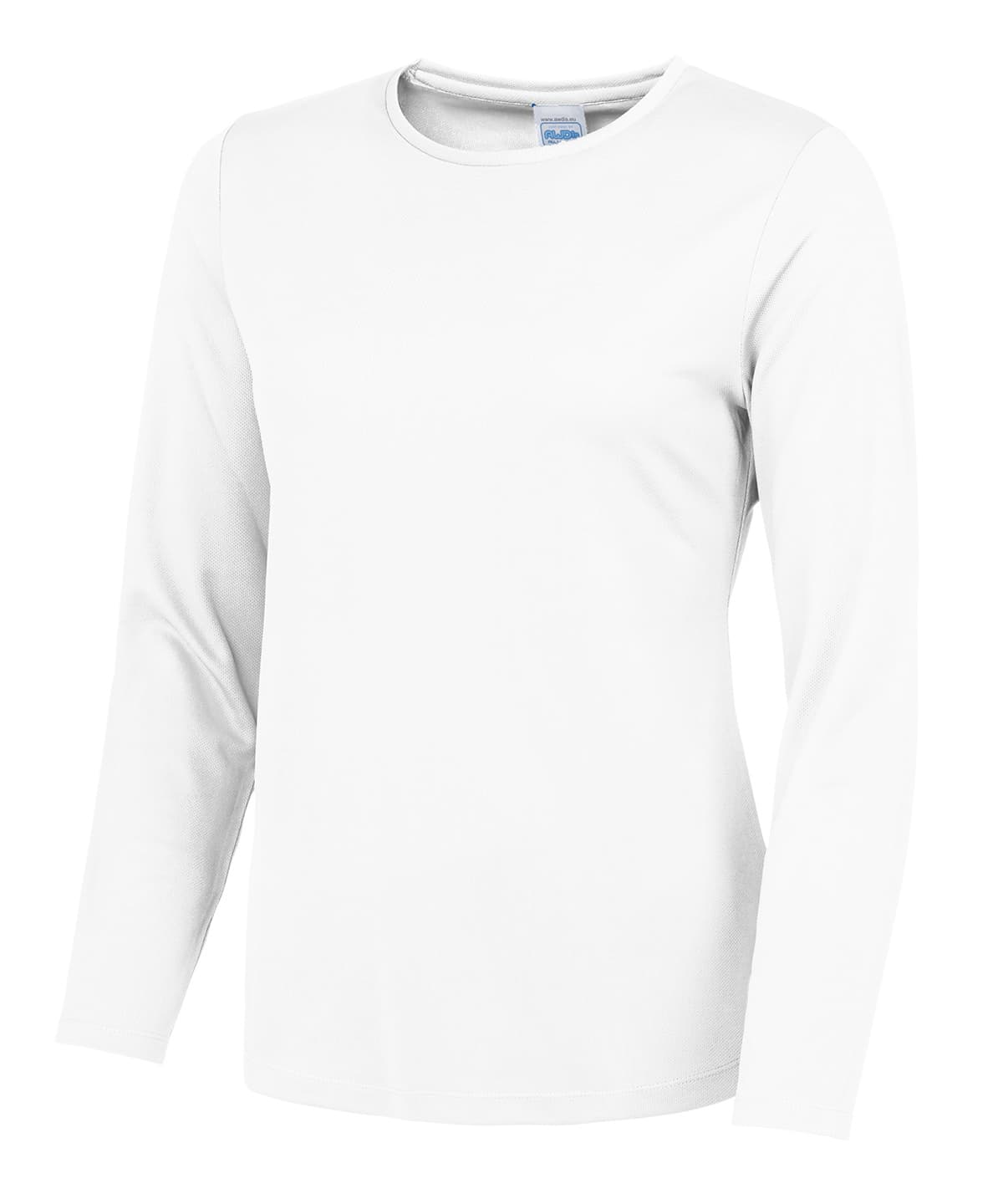 Women's long sleeve cool T — Size L, Colour Arctic White