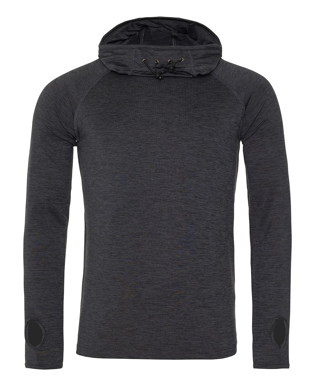 Cool cowl neck top — Size 2XL, Colour Black Slate Melange
