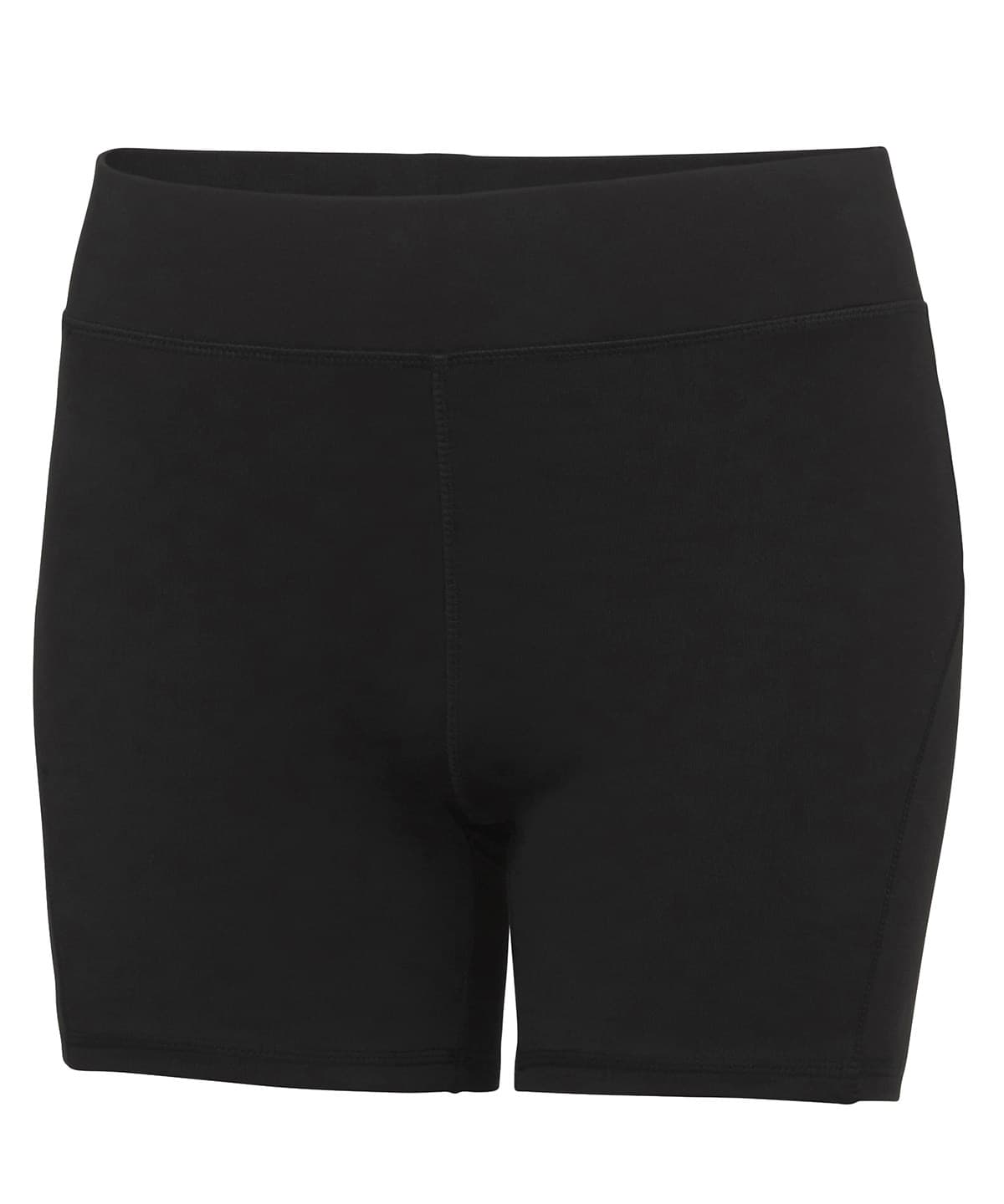 Women's cool training shorts — Size L, Colour Jet Black