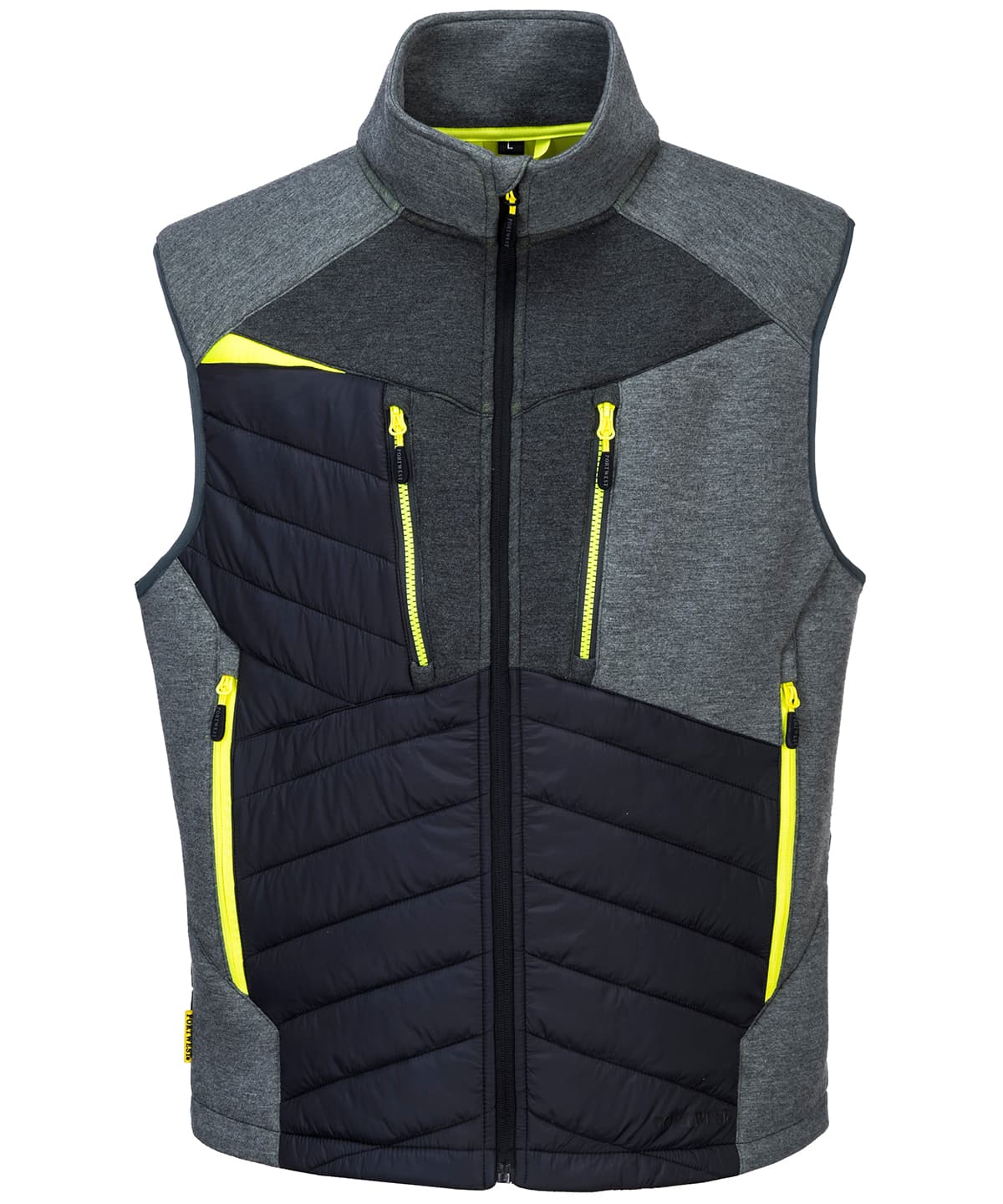 DX4 Hybrid Baffle gilet (DX470) — Size 2XL, Colour Metal Grey