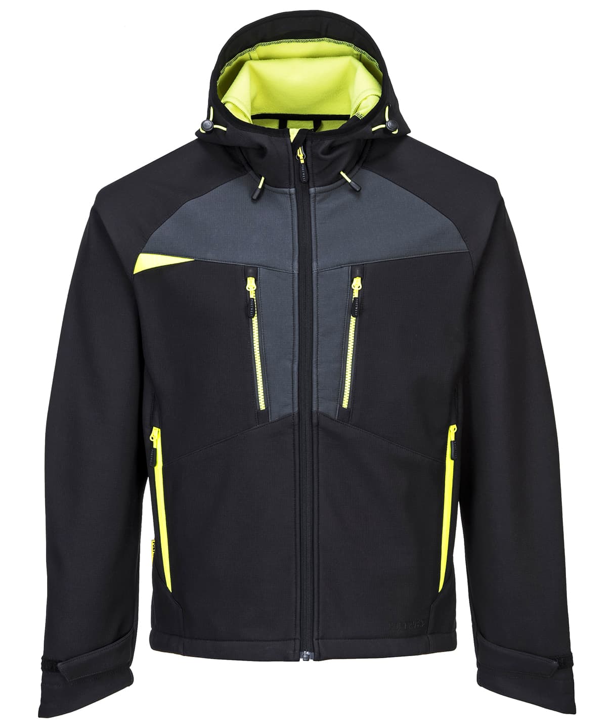 DX4 Softshell jacket (DX474) — Size 2XL, Colour Black