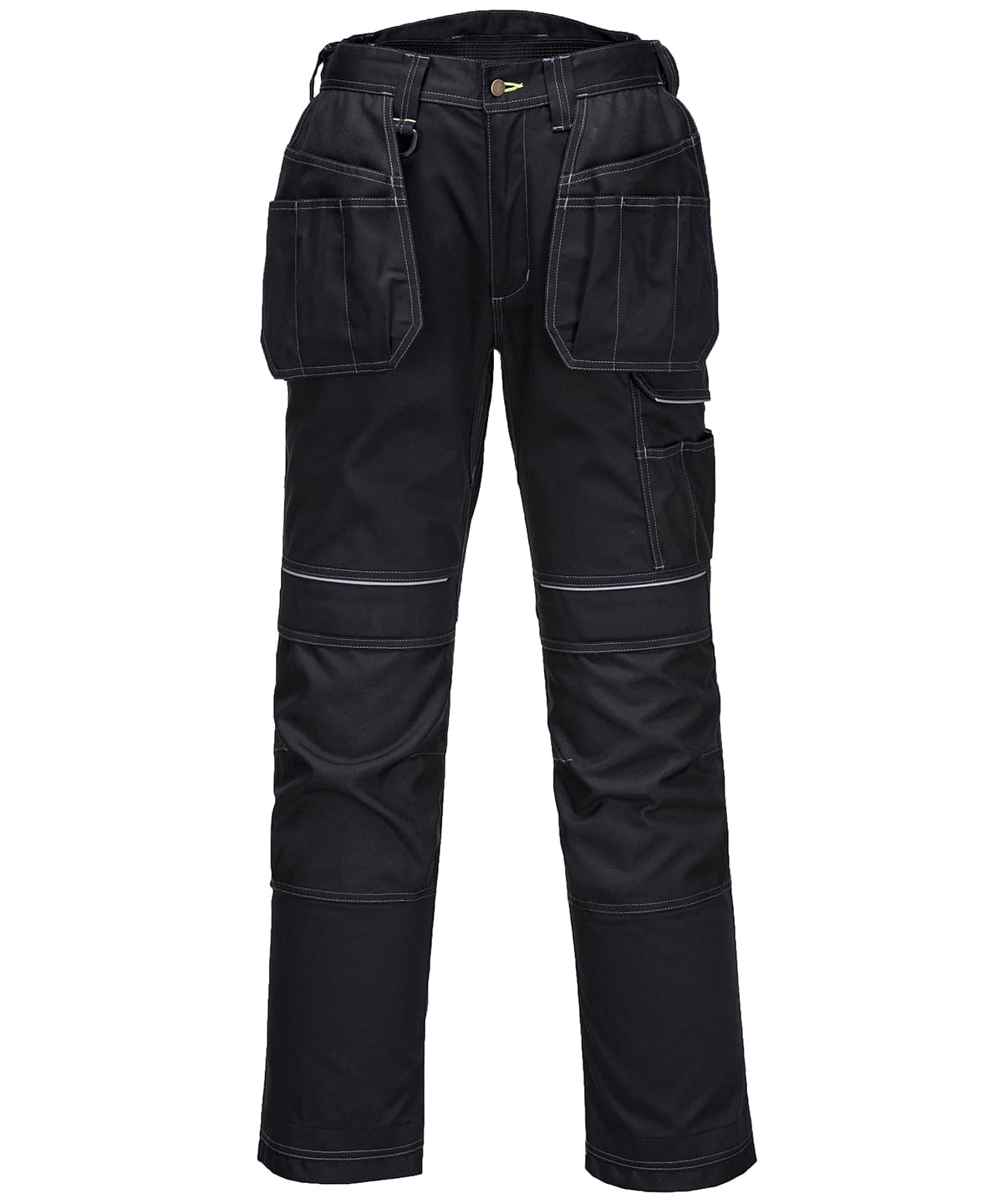 PW3 Holster work trousers (T602) regular fit — Size 28R, Colour Black
