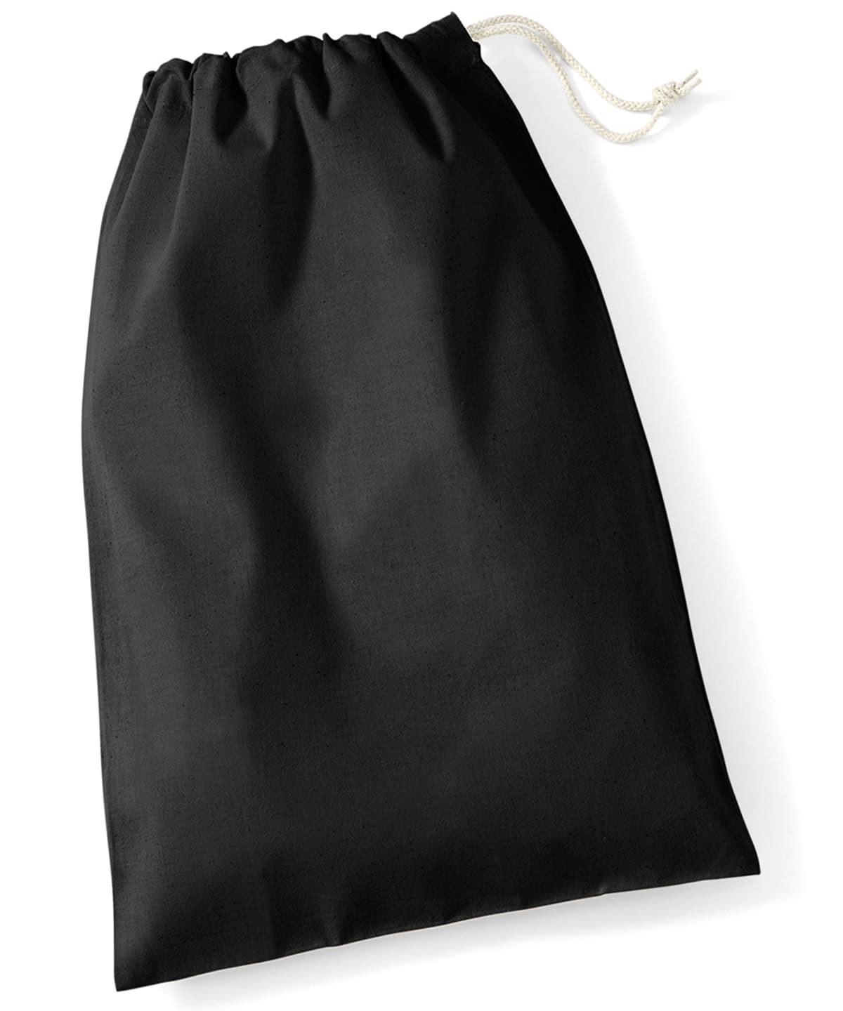 Cotton stuff bag — Size 2XS, Colour Black