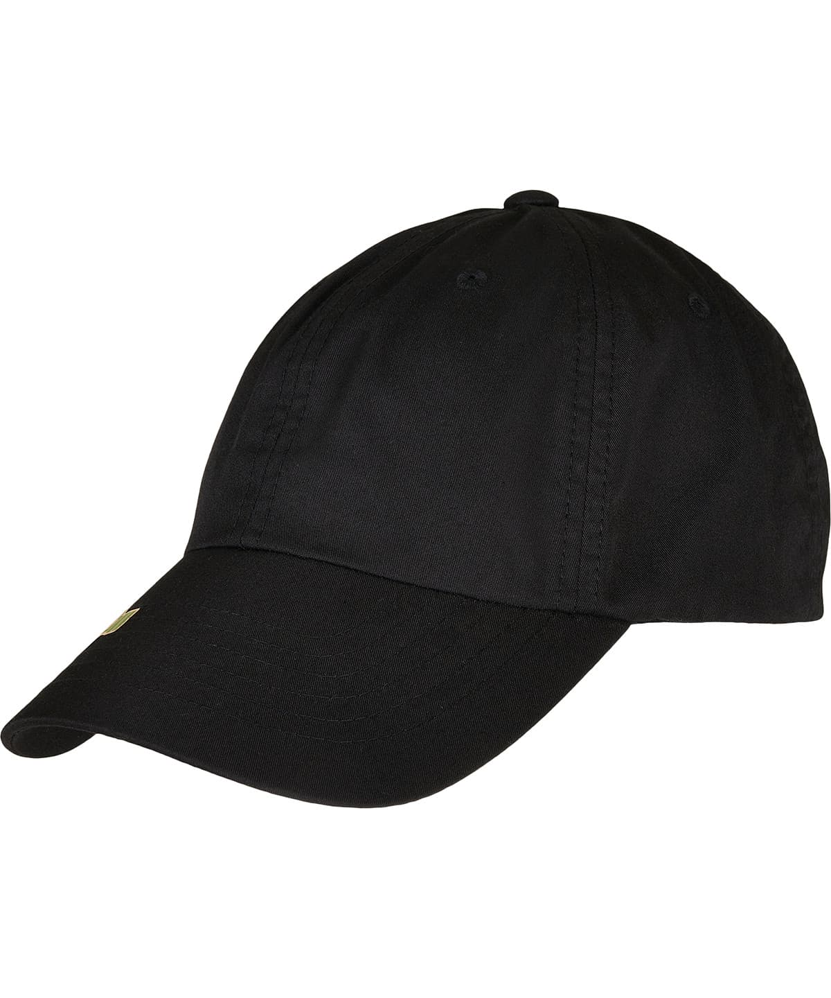 Recycled polyester dad cap — Size One Size, Colour Black