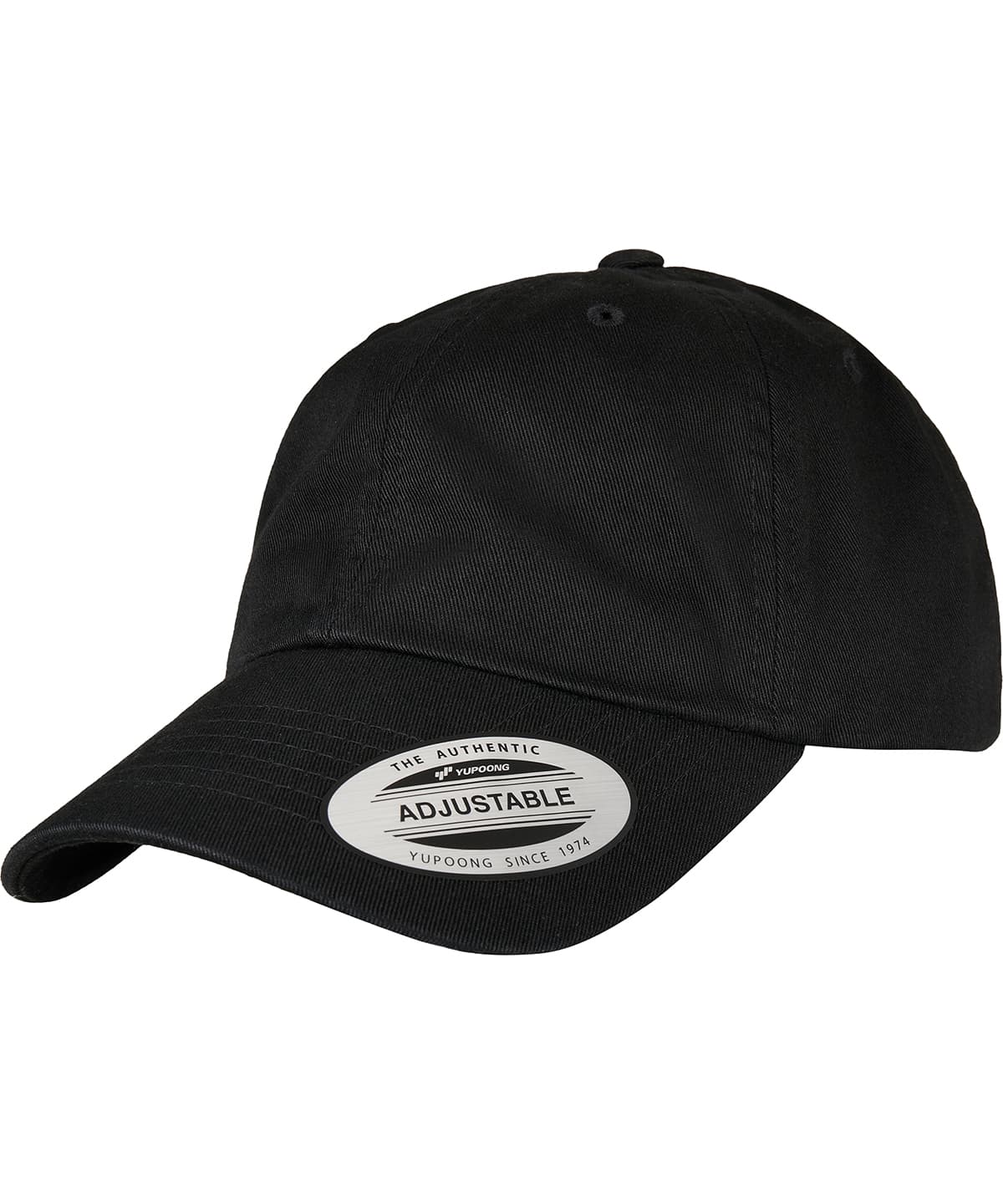 Eco-wash dad cap (6245EC) — Size One Size, Colour Black