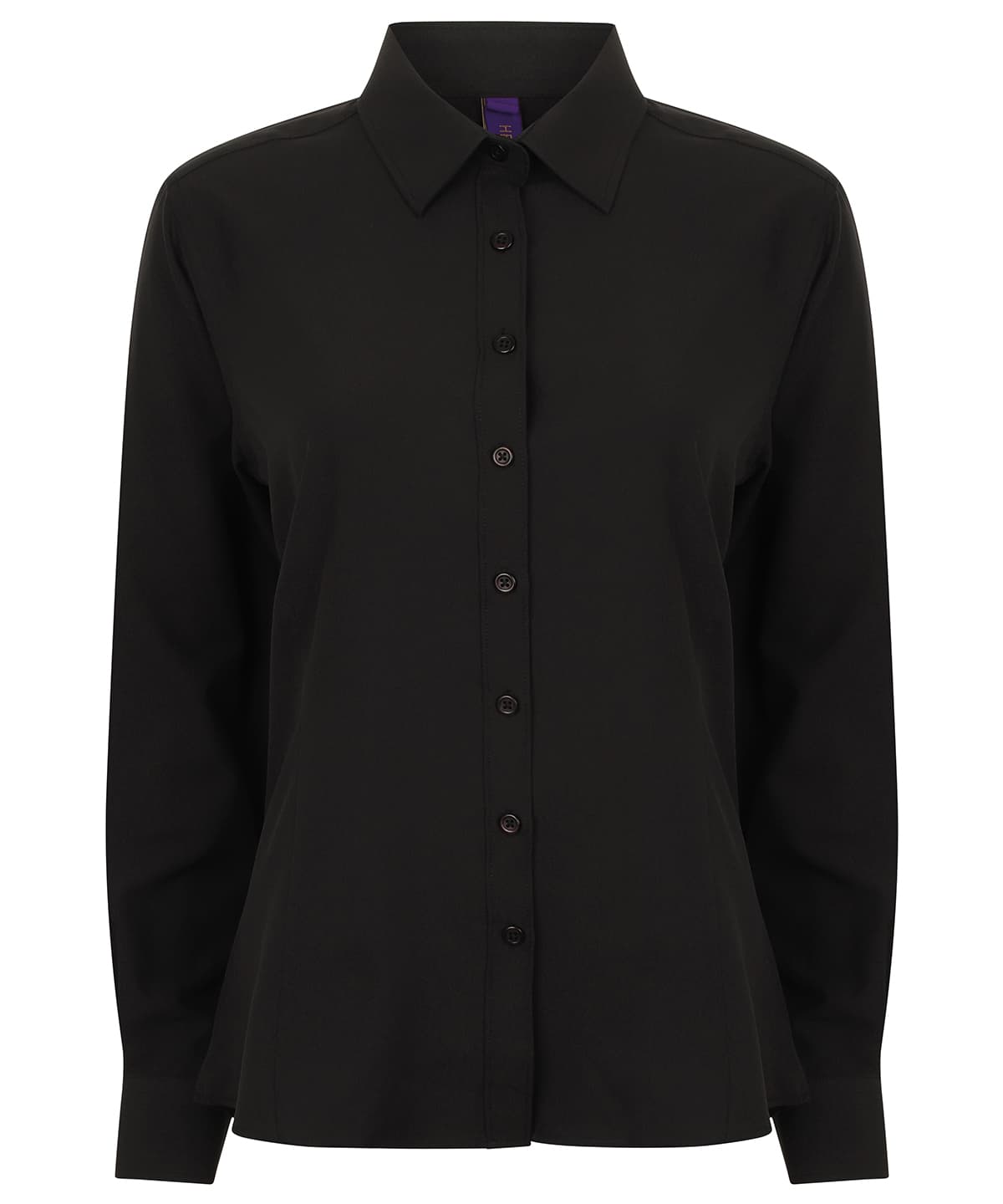 Women's wicking antibacterial long sleeve shirt — Size 2XL, Colour Black