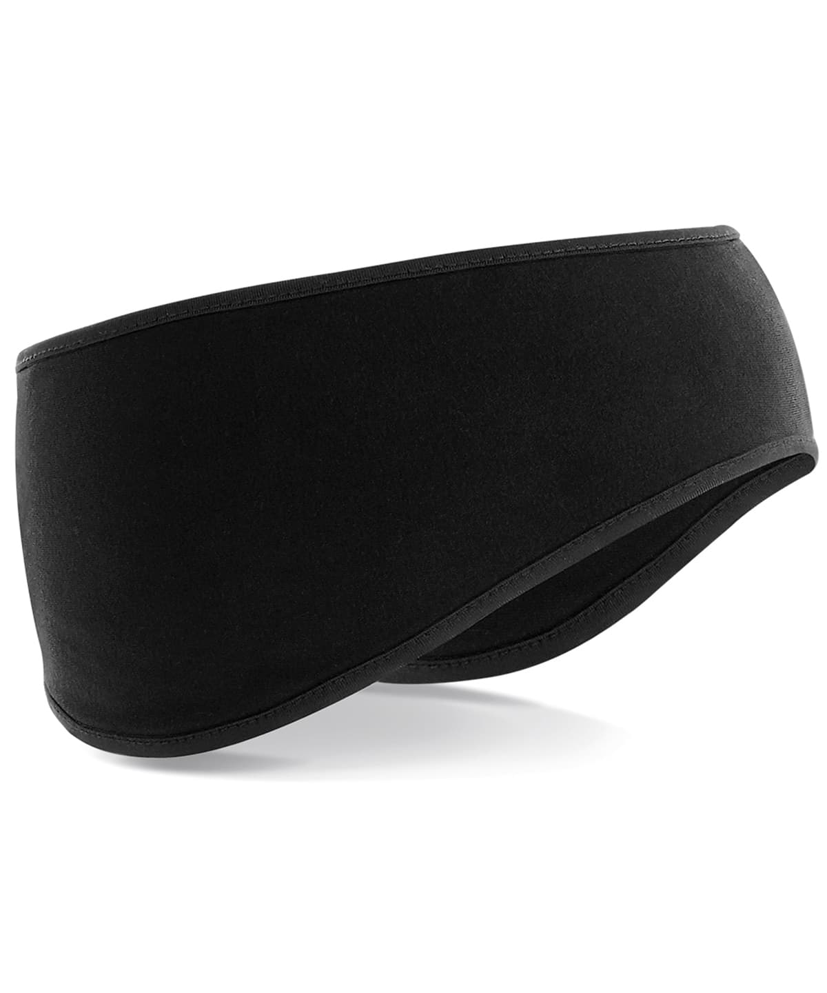 Softshell sports tech headband — Size One Size, Colour Black