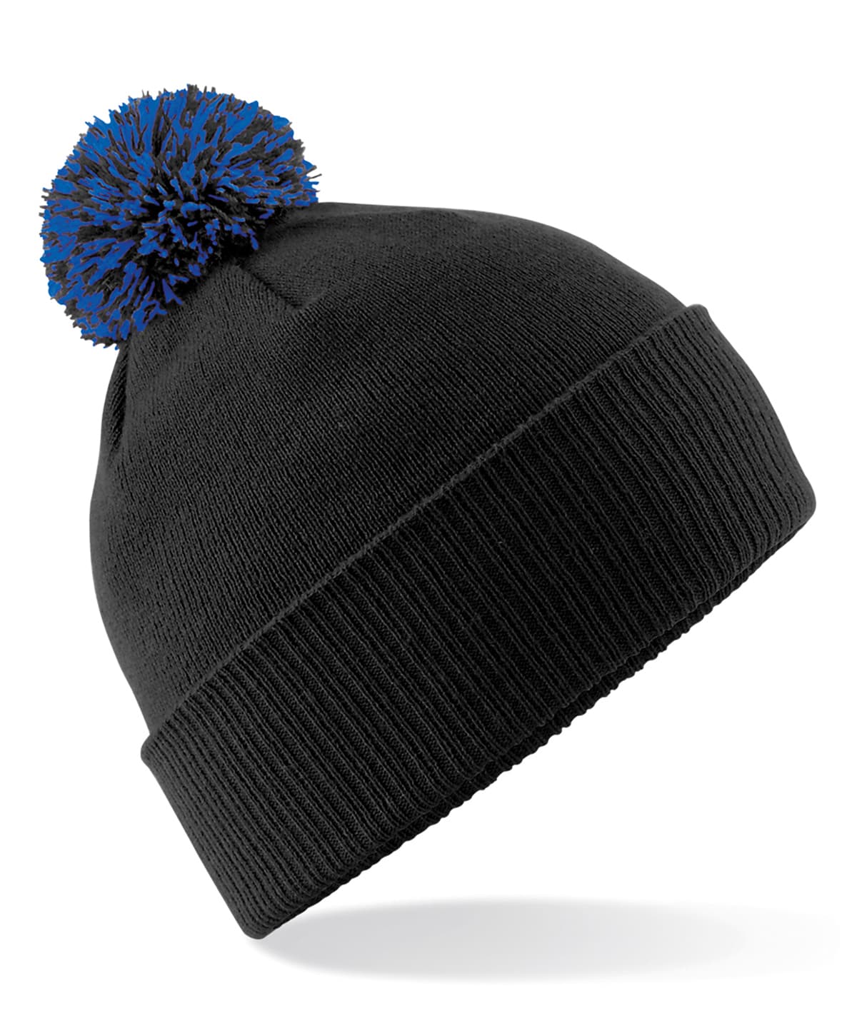 Snowstar® beanie — Size One Size, Colour Black/Bright Royal