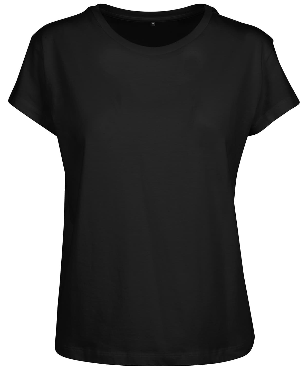 Women's box tee — Size M, Colour Black