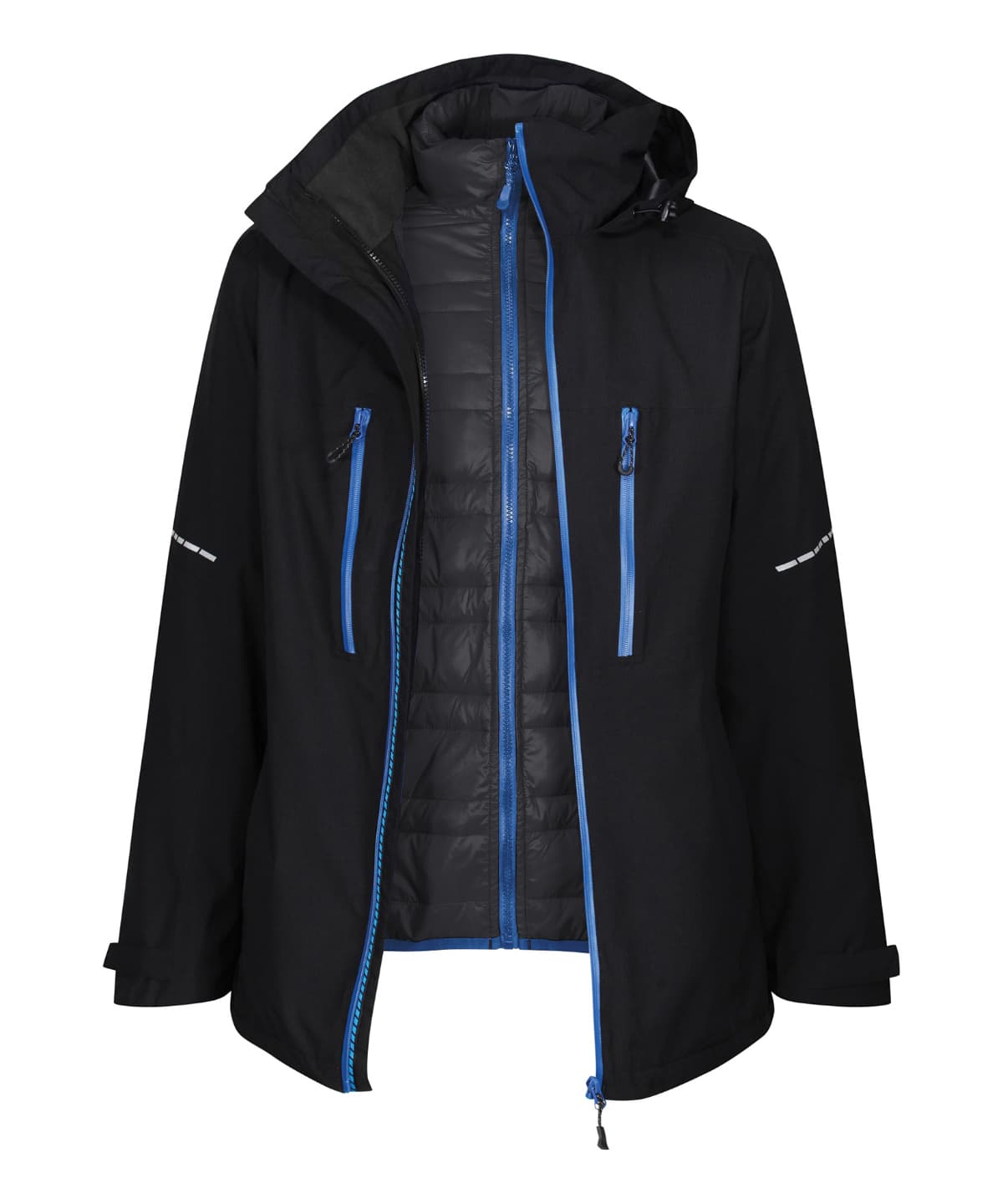 X-Pro Evader III 3-in-1 jacket — Size 2XL, Colour Black/Oxford