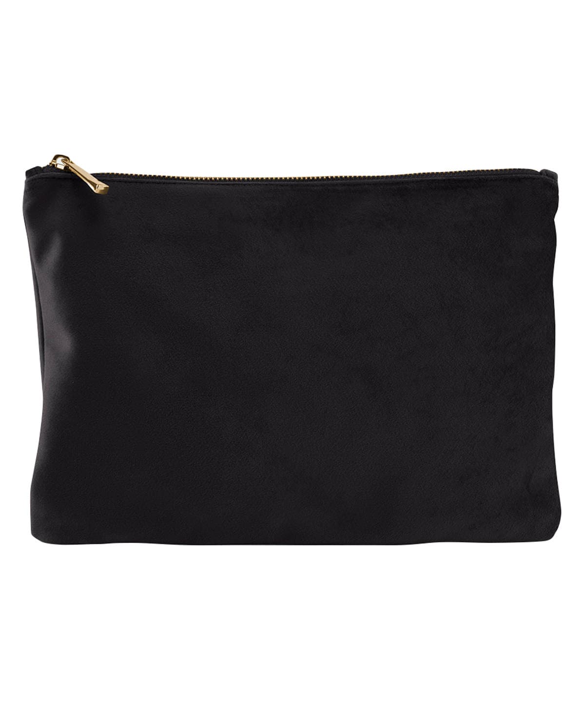 Velvet accessory pouch — Size S, Colour Black Onyx