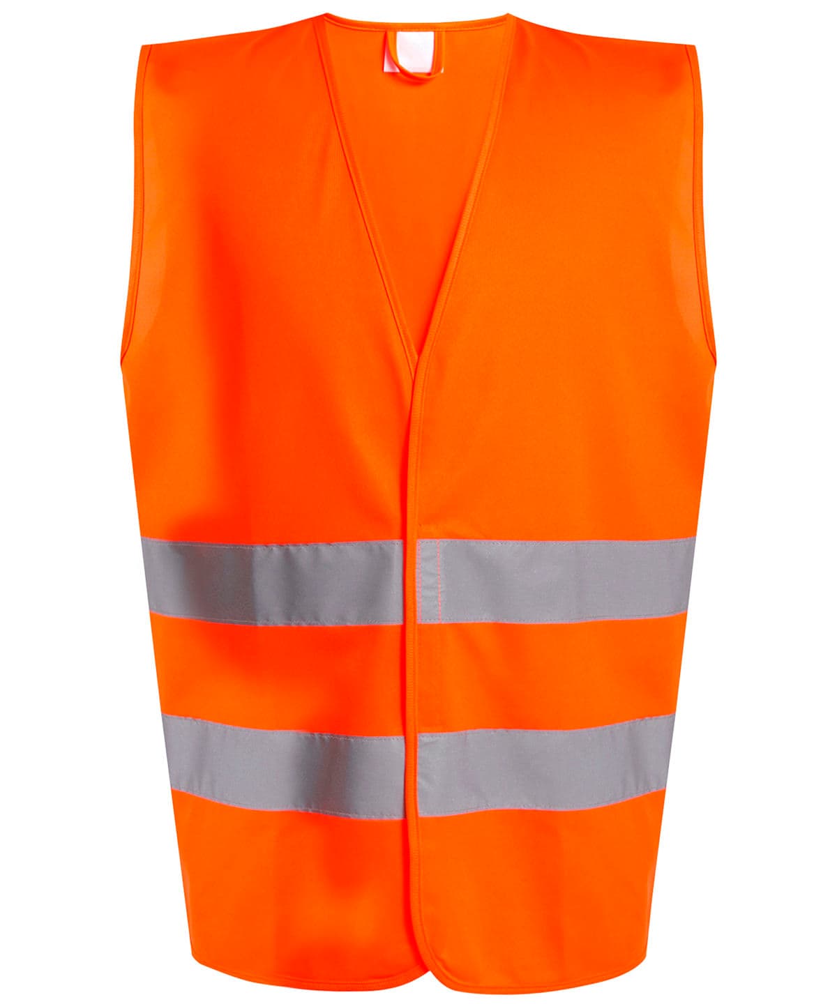 Pro hi-vis two-band easy print vest — Size 2XL, Colour Orange