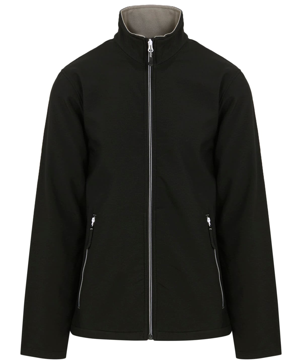 Ascender 2-layer softshell — Size 2XL, Colour Black/Mineral Grey