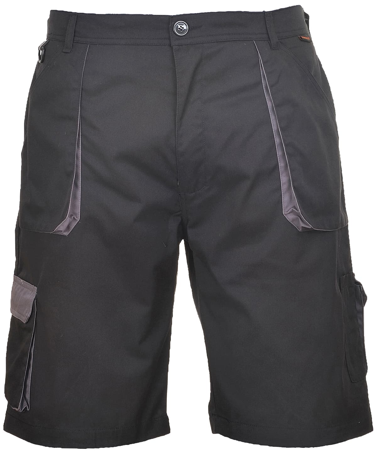 Portwest Texo contrast shorts (TX14) — Size 2XL, Colour Black/Grey
