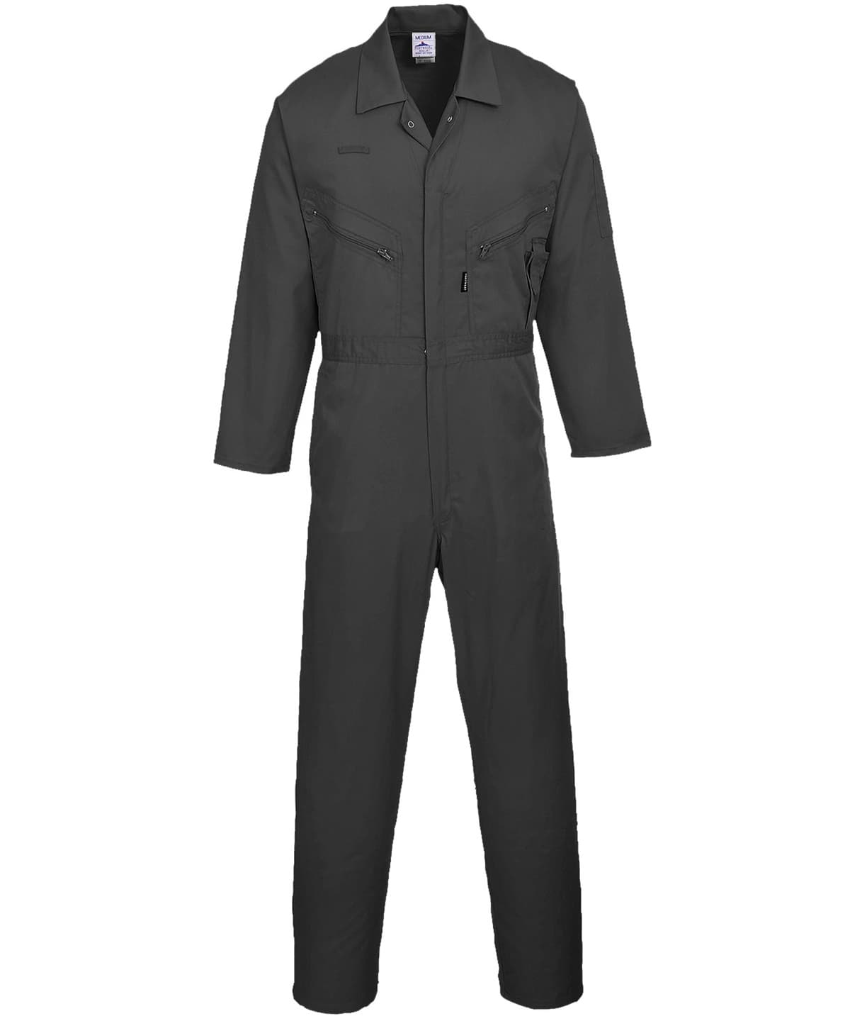 Liverpool zip coverall (C813) — Size 2XLR, Colour Black