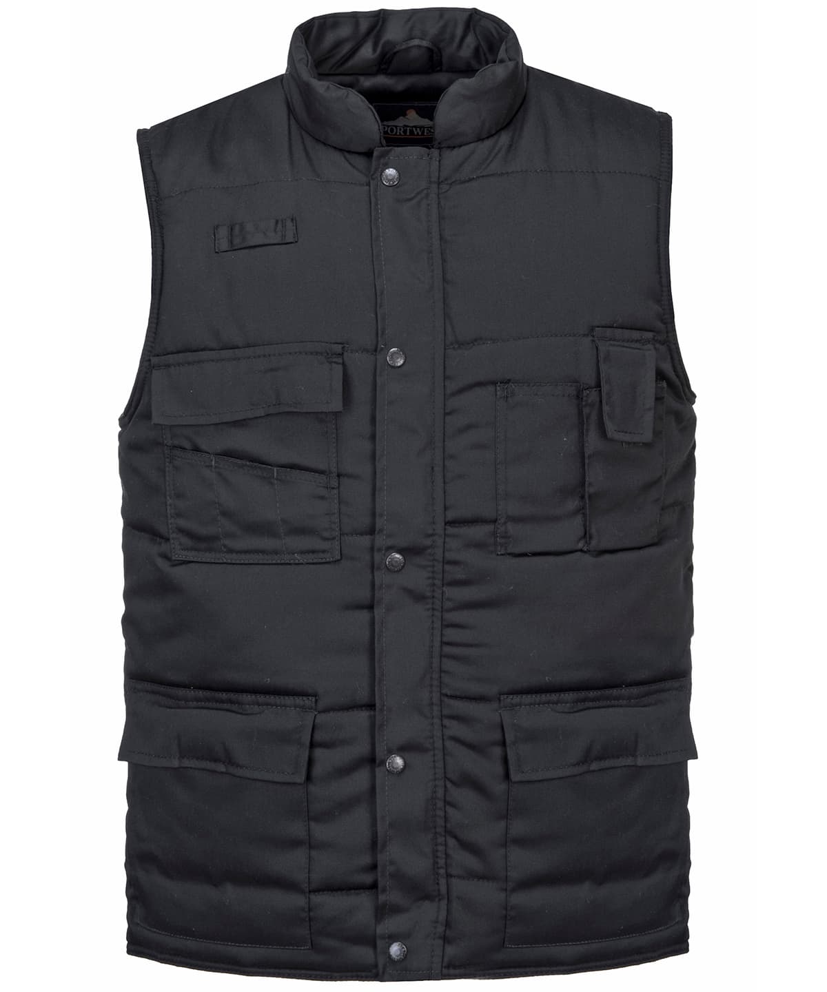 Shetland bodywarmer (S414) — Size 2XL, Colour Black