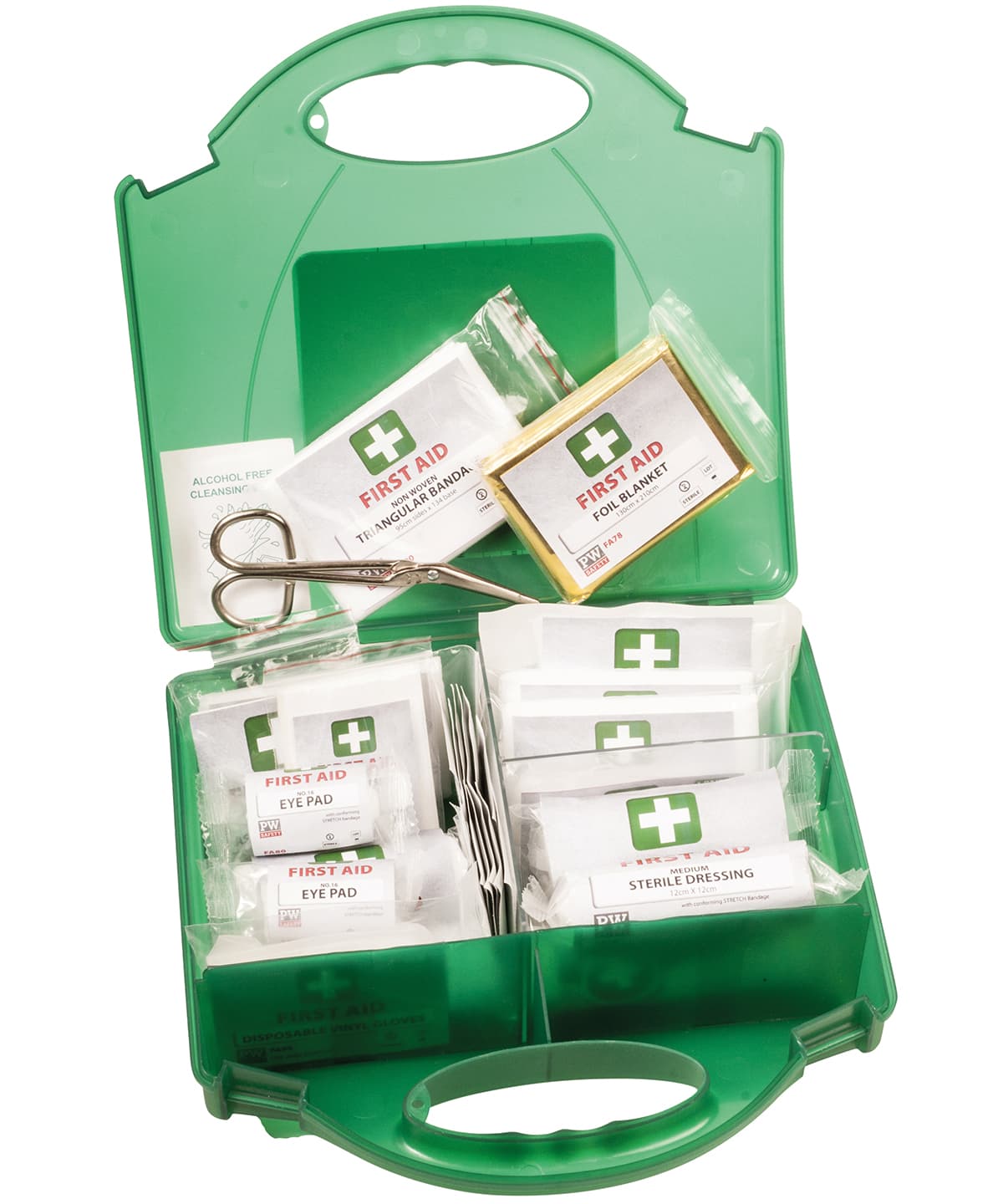 Workplace first aid kit (FA10) — Size One Size, Colour Green