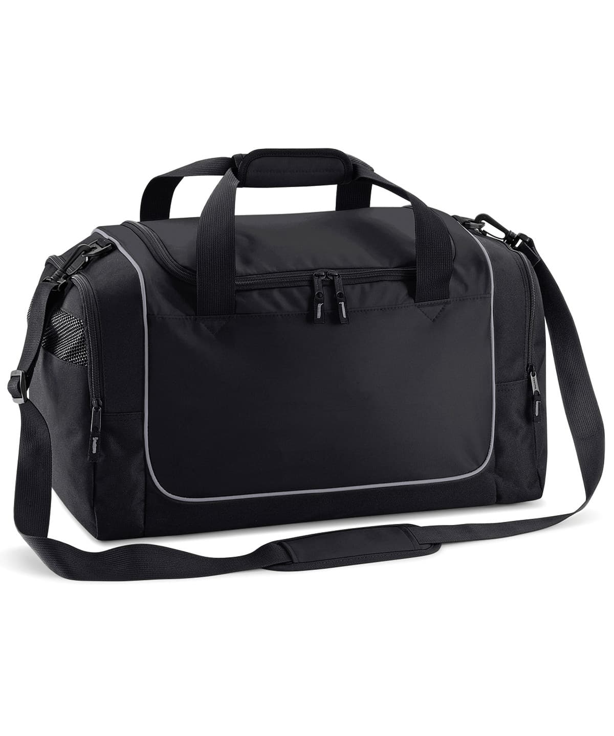 Teamwear locker bag — Size One Size, Colour Black/Light Grey