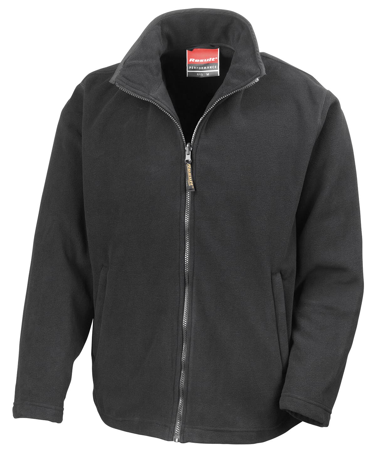 Horizon high-grade microfleece jacket — Size 2XL, Colour Black