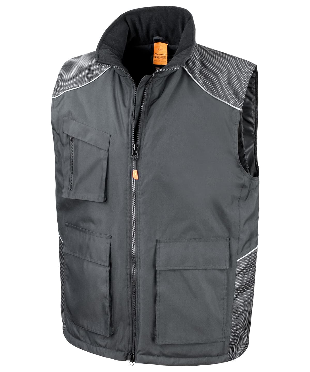 Work-Guard Vostex bodywarmer — Size 2XL, Colour Black
