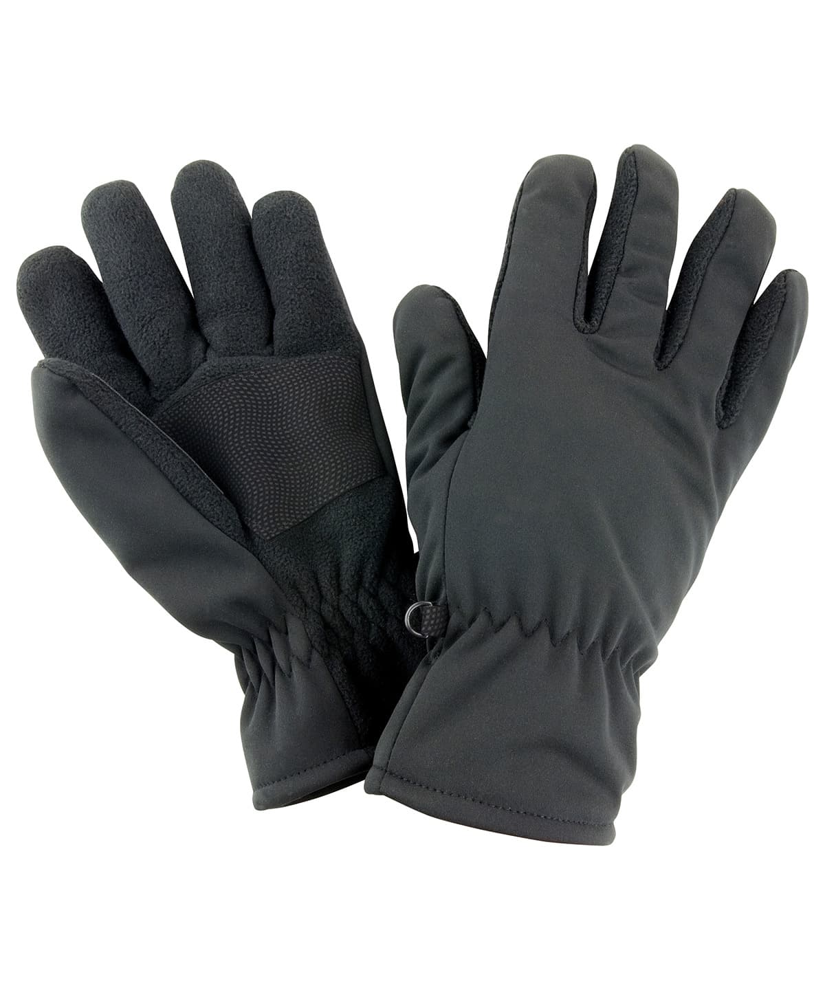Softshell thermal glove — Size LXL, Colour Black