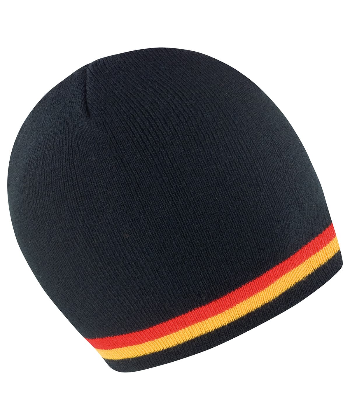 National beanie — Size One Size, Colour Black/Red/Gold