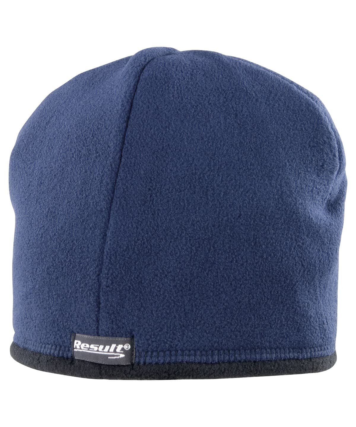Reversible microfleece bob hat — Size L, Colour Navy/Black