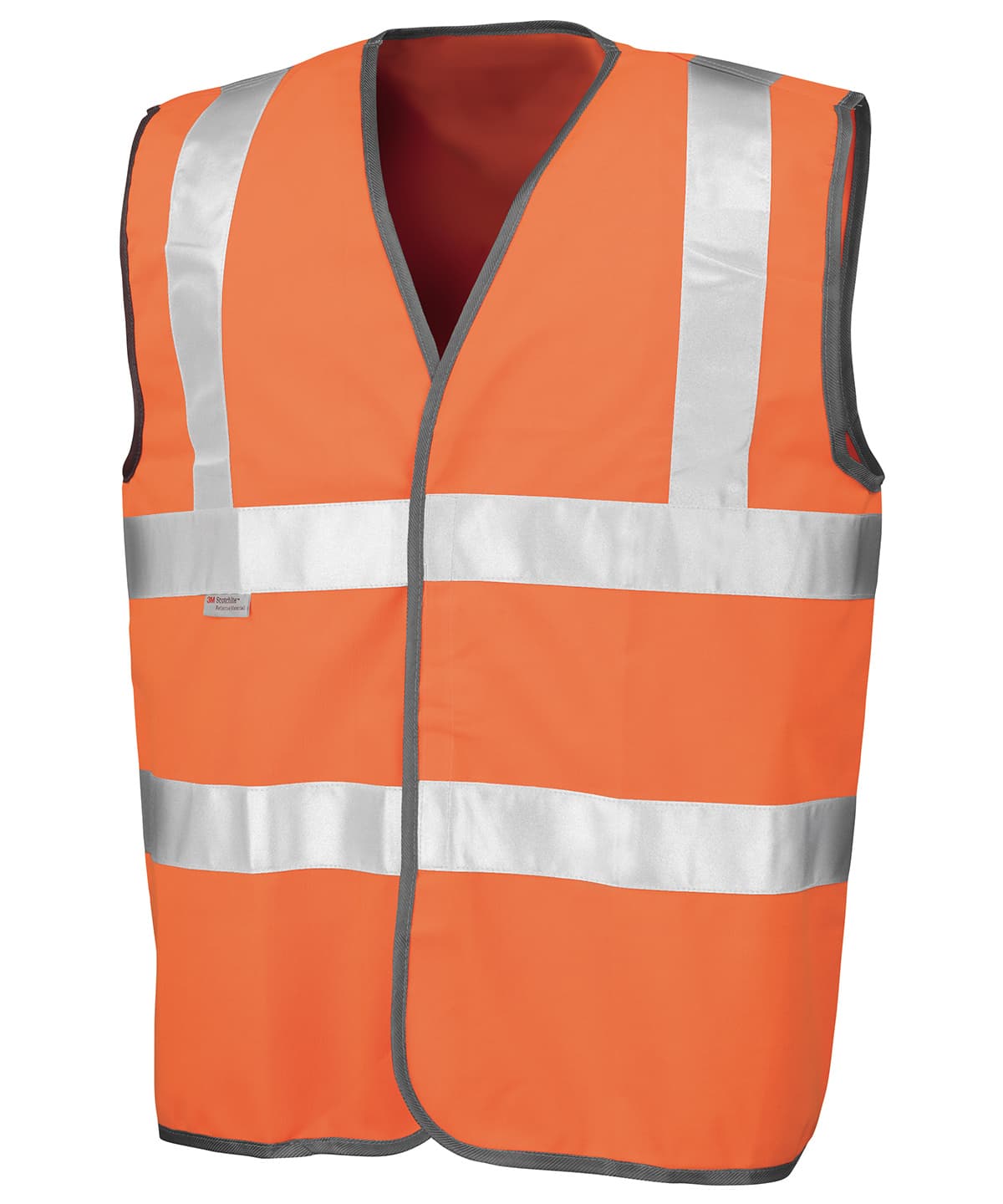 Safety high-viz vest — Size 2XL, Colour Fluorescent Orange