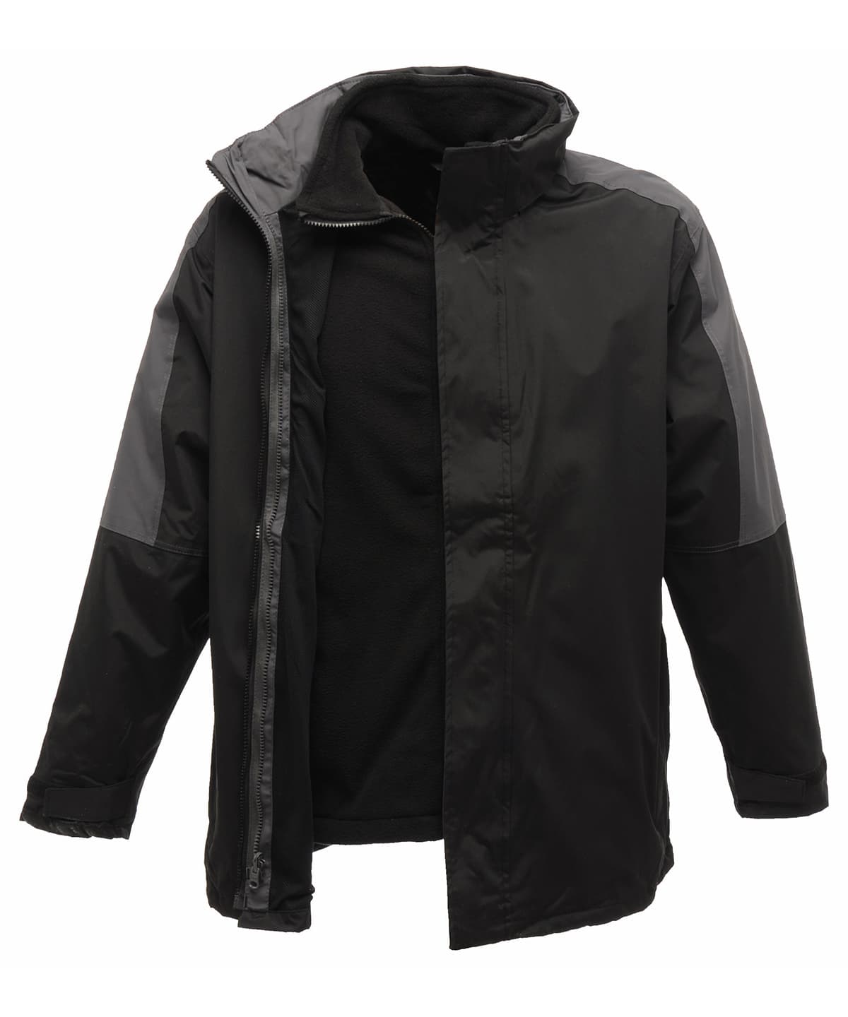 Defender III 3-in-1 jacket — Size 2XL, Colour Black/Seal Grey