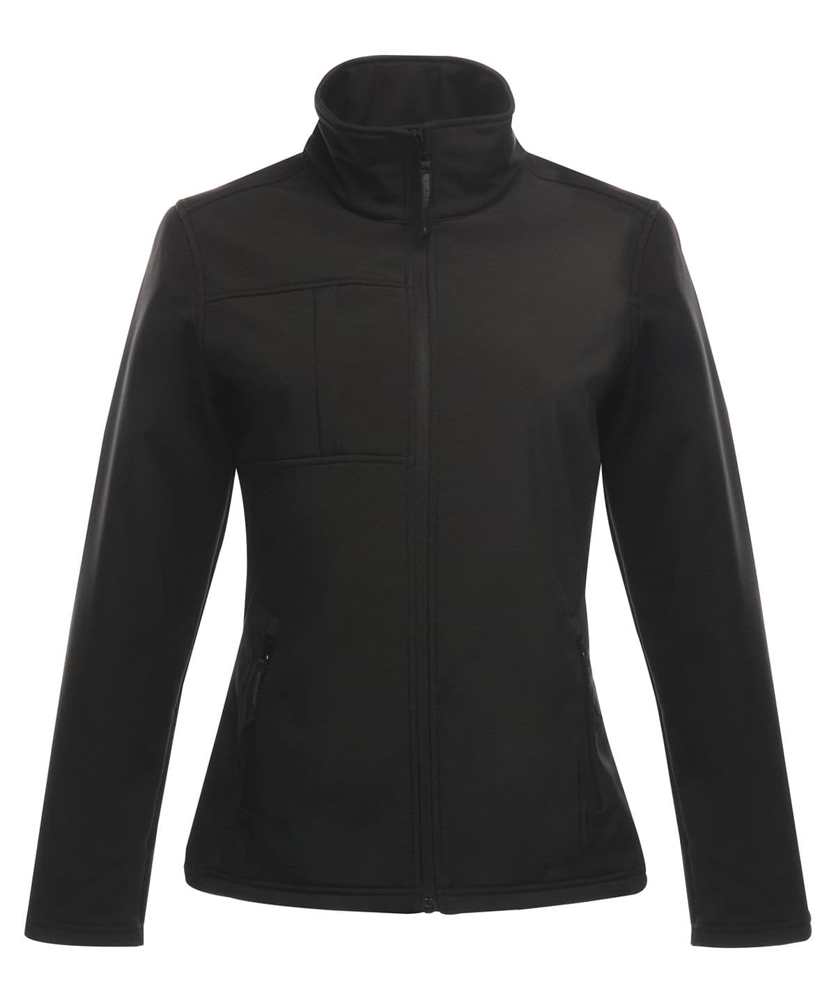 Women's Octagon II printable 3-layer membrane softshell — Size 10, Colour Black/Black*