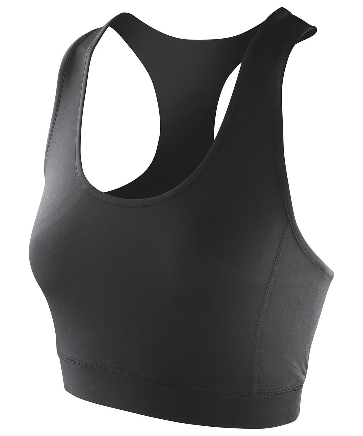 Softex® crop top — Size 2XL, Colour Black