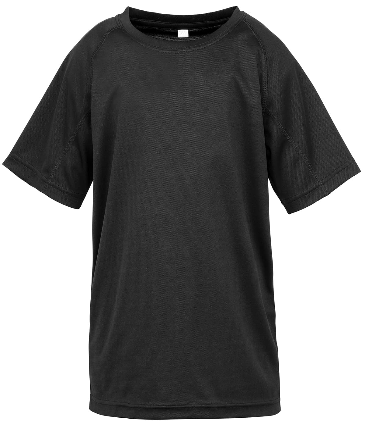 Junior performance aircool tee — Size L, Colour Black