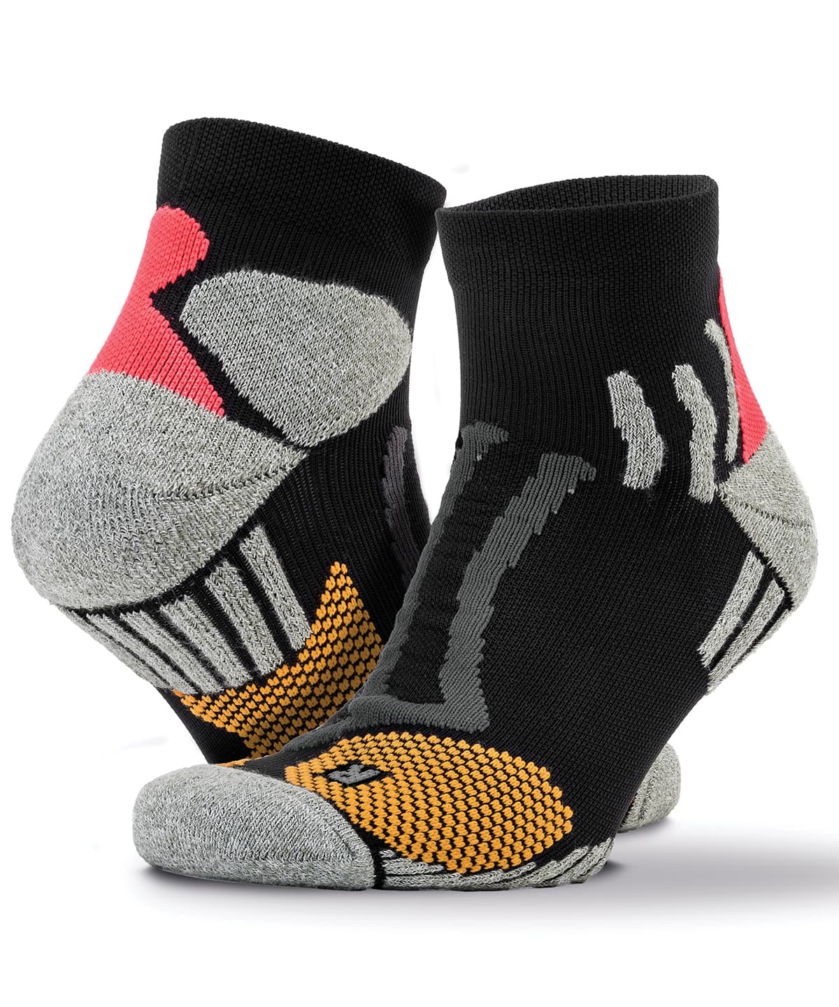 Technical compression sports socks — Size LXL, Colour Black
