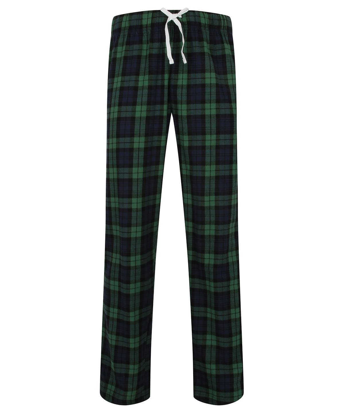Tartan lounge pants — Size 2XL, Colour Navy/Green Check