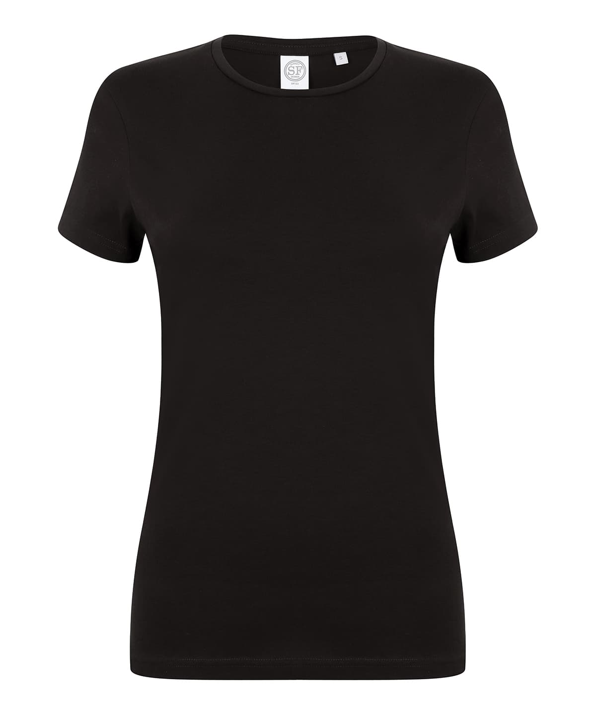 Feel good women's stretch t-shirt — Size 2XL, Colour Black