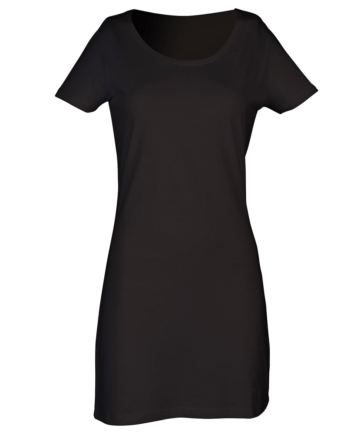 T-shirt dress — Size L, Colour Black