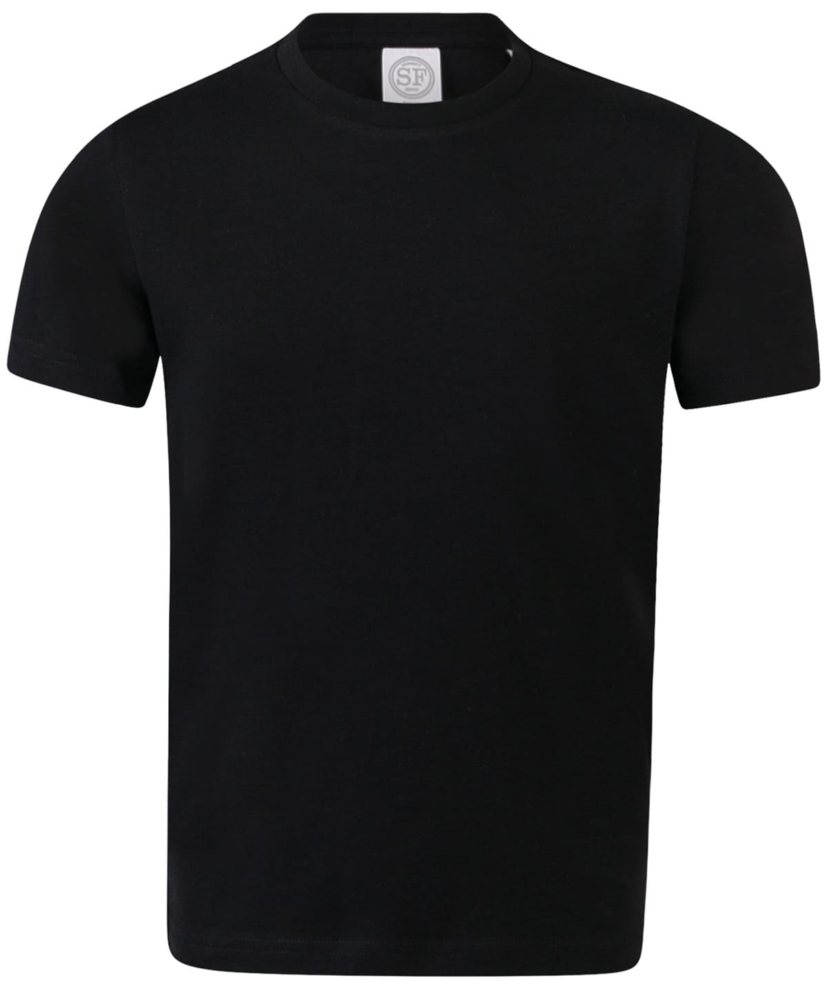 Kids feel-good stretch T — Size 1112, Colour Black